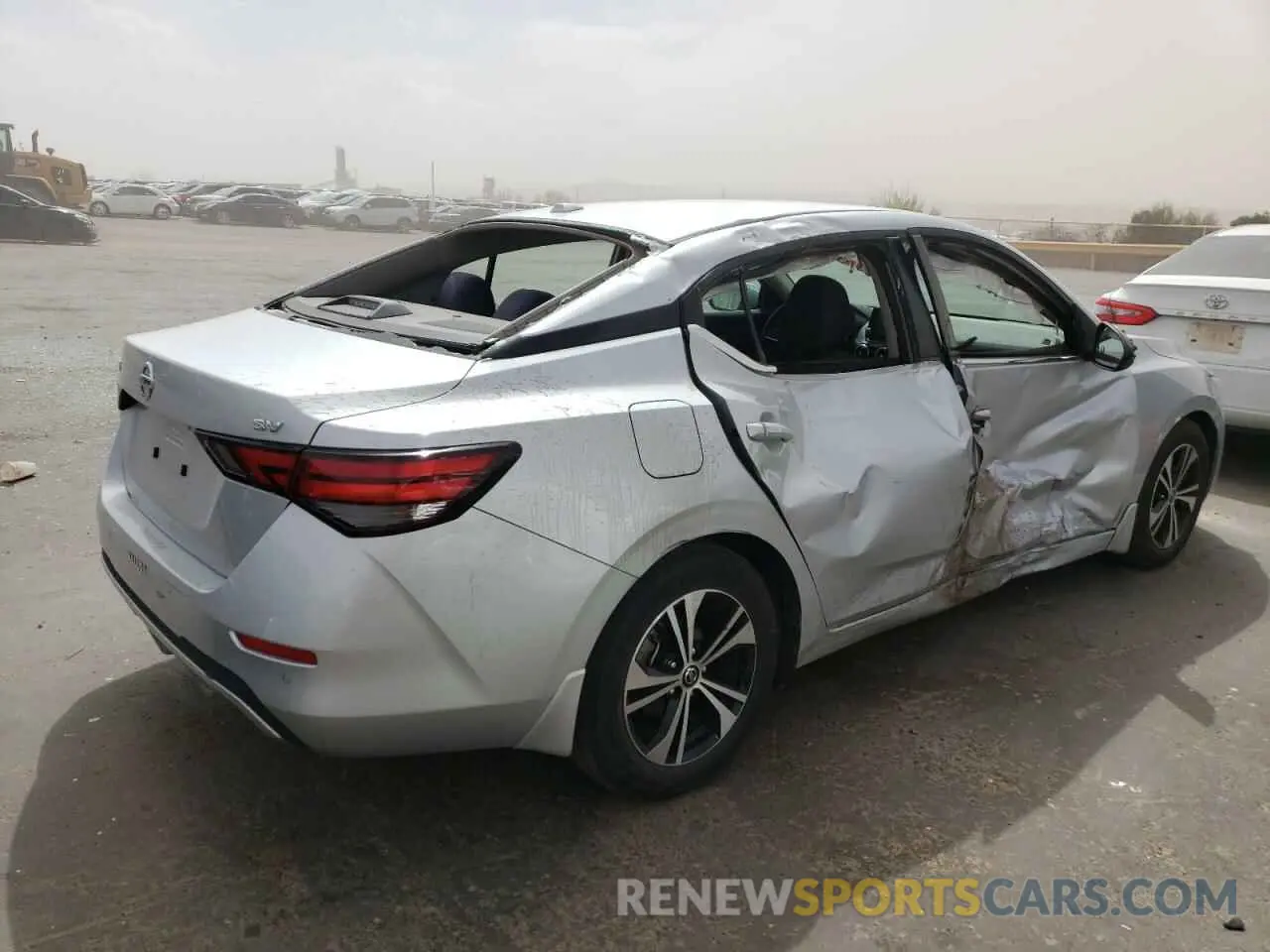 3 Photograph of a damaged car 3N1AB8CV5MY262244 NISSAN SENTRA 2021