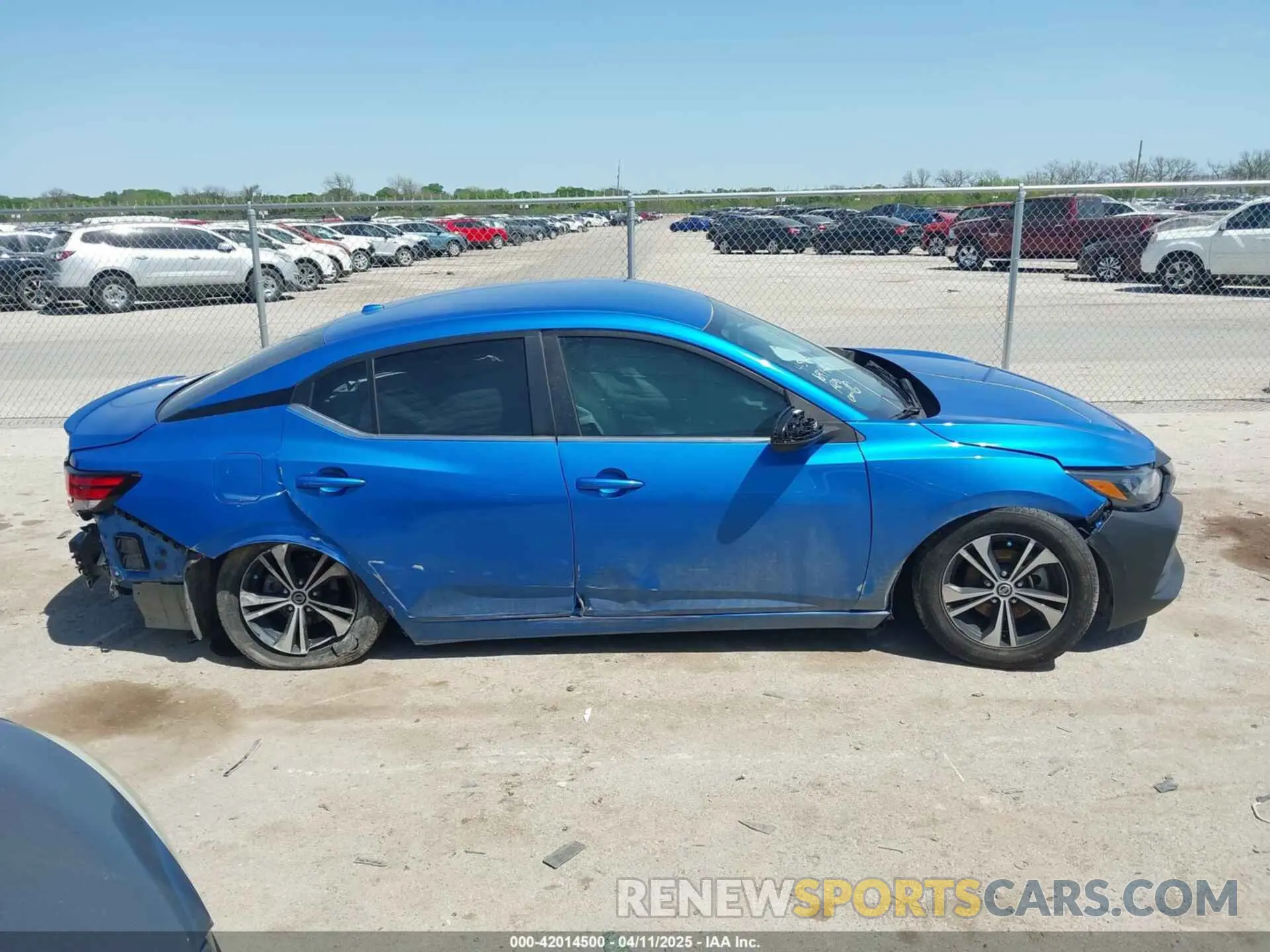 13 Photograph of a damaged car 3N1AB8CV5MY266567 NISSAN SENTRA 2021