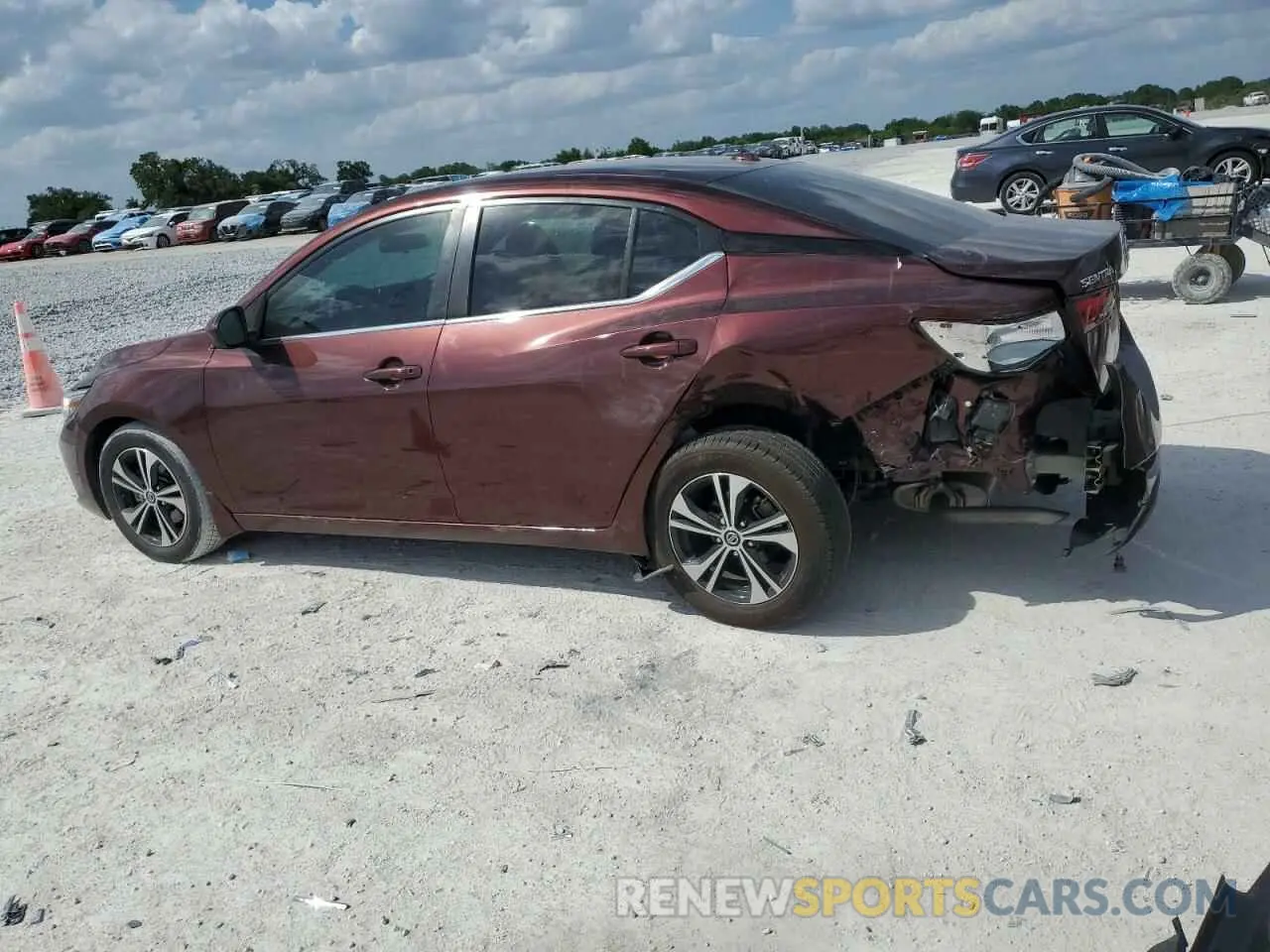 2 Photograph of a damaged car 3N1AB8CV5MY266701 NISSAN SENTRA 2021