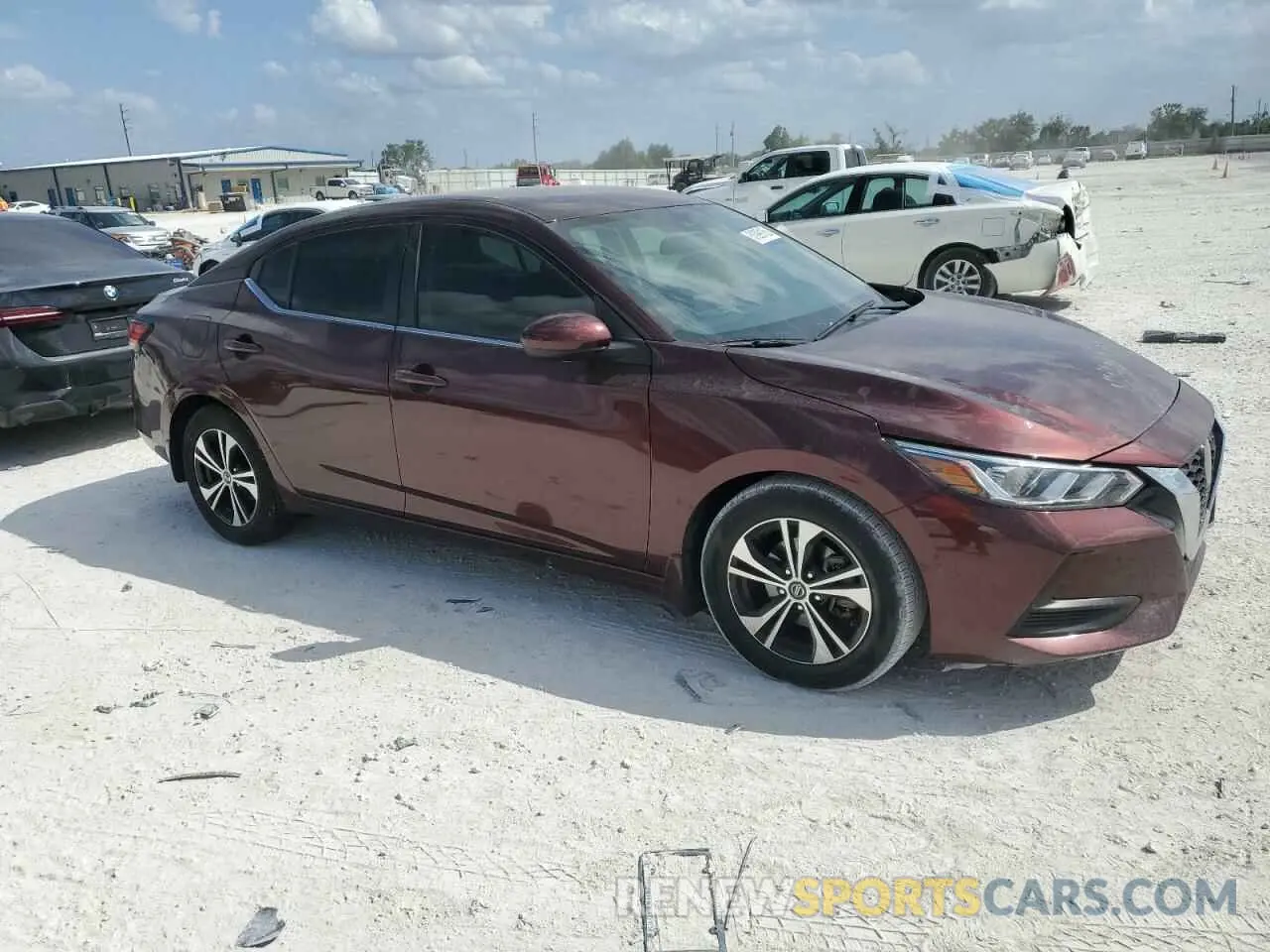 4 Photograph of a damaged car 3N1AB8CV5MY266701 NISSAN SENTRA 2021