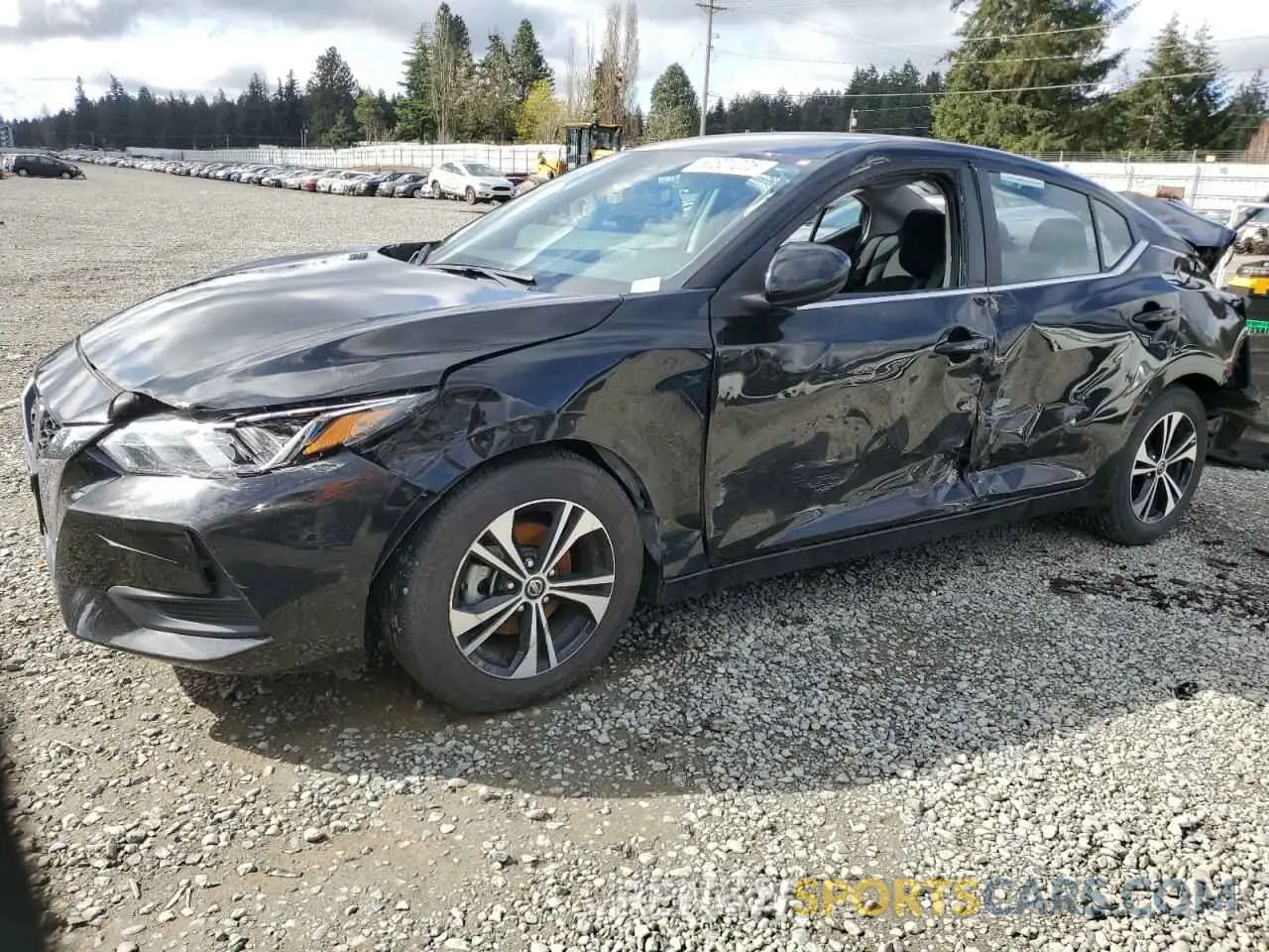 1 Photograph of a damaged car 3N1AB8CV5MY267721 NISSAN SENTRA 2021