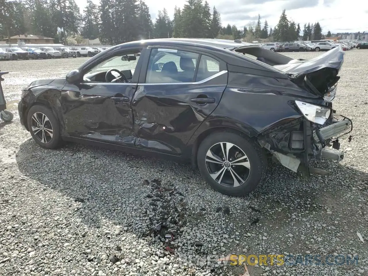 2 Photograph of a damaged car 3N1AB8CV5MY267721 NISSAN SENTRA 2021
