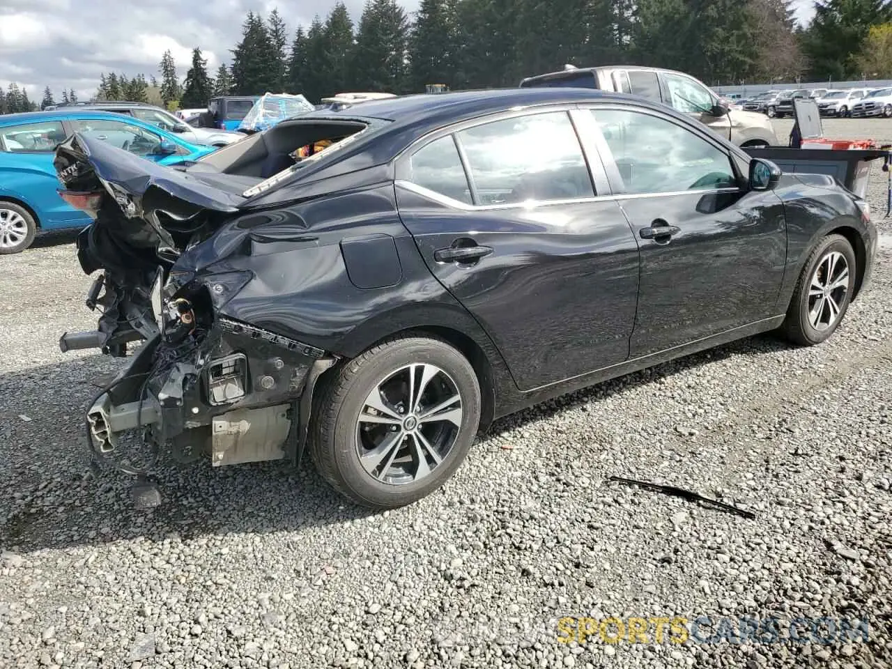 3 Photograph of a damaged car 3N1AB8CV5MY267721 NISSAN SENTRA 2021