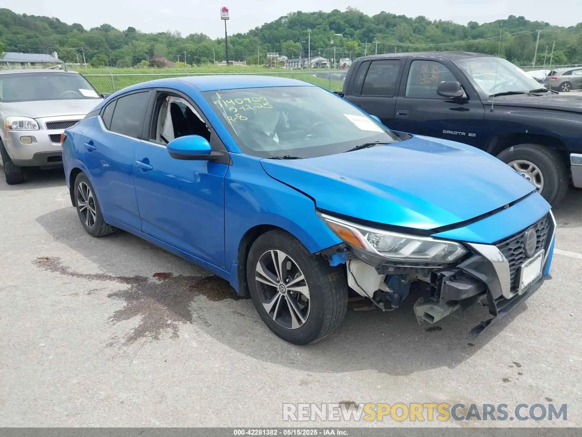 1 Photograph of a damaged car 3N1AB8CV5MY268271 NISSAN SENTRA 2021