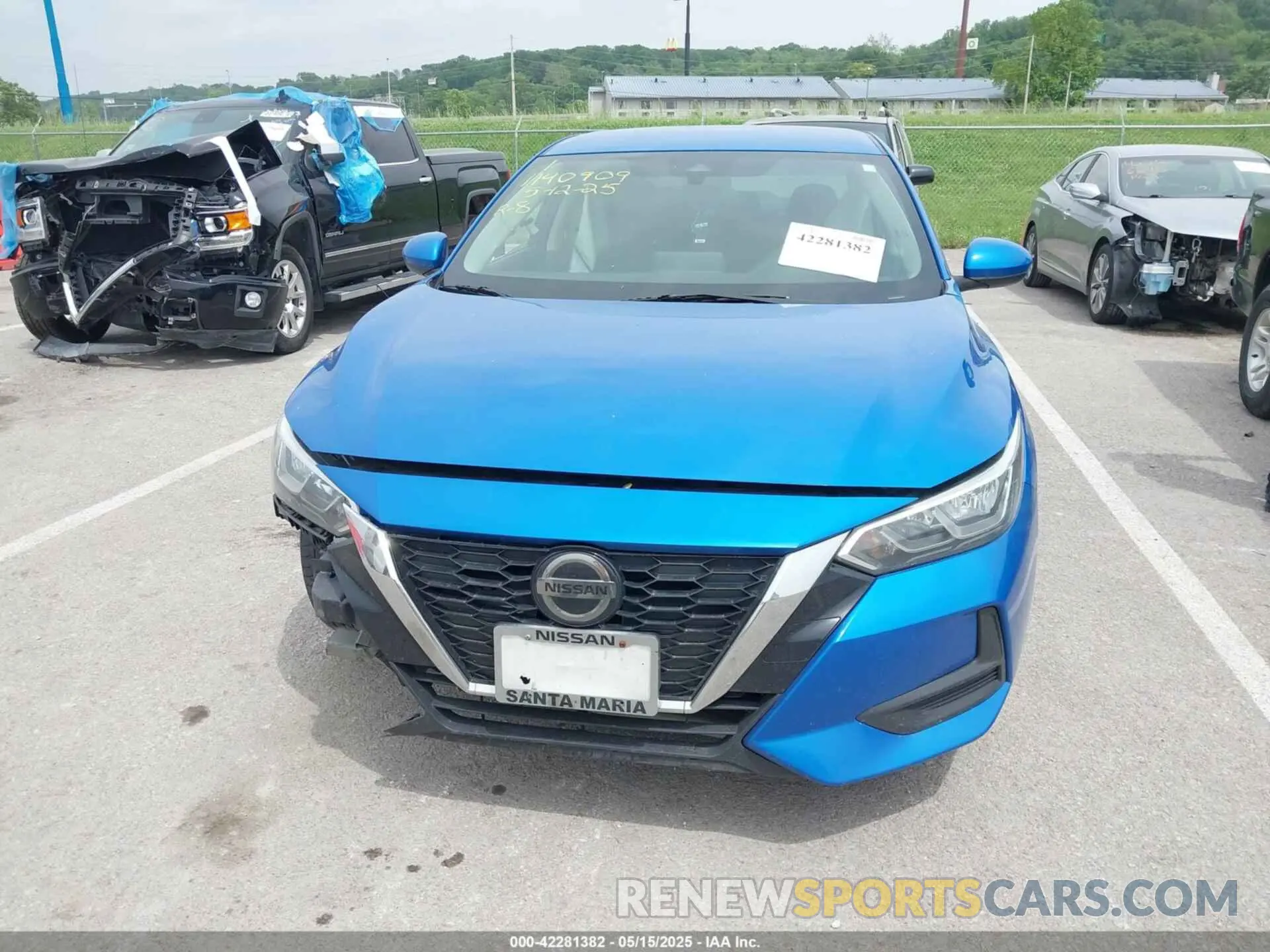12 Photograph of a damaged car 3N1AB8CV5MY268271 NISSAN SENTRA 2021
