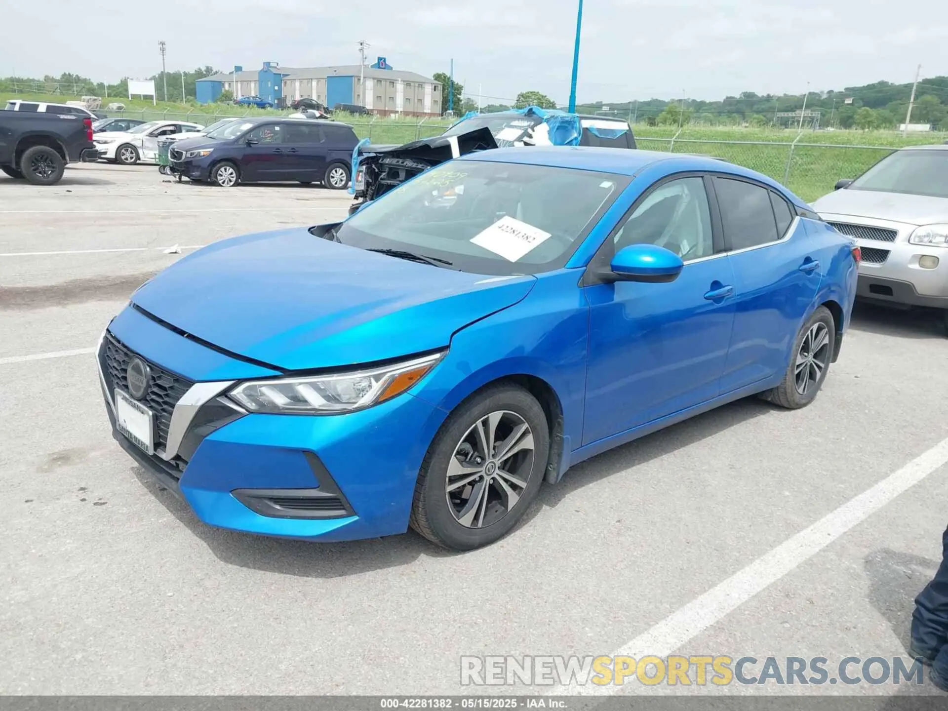 2 Photograph of a damaged car 3N1AB8CV5MY268271 NISSAN SENTRA 2021