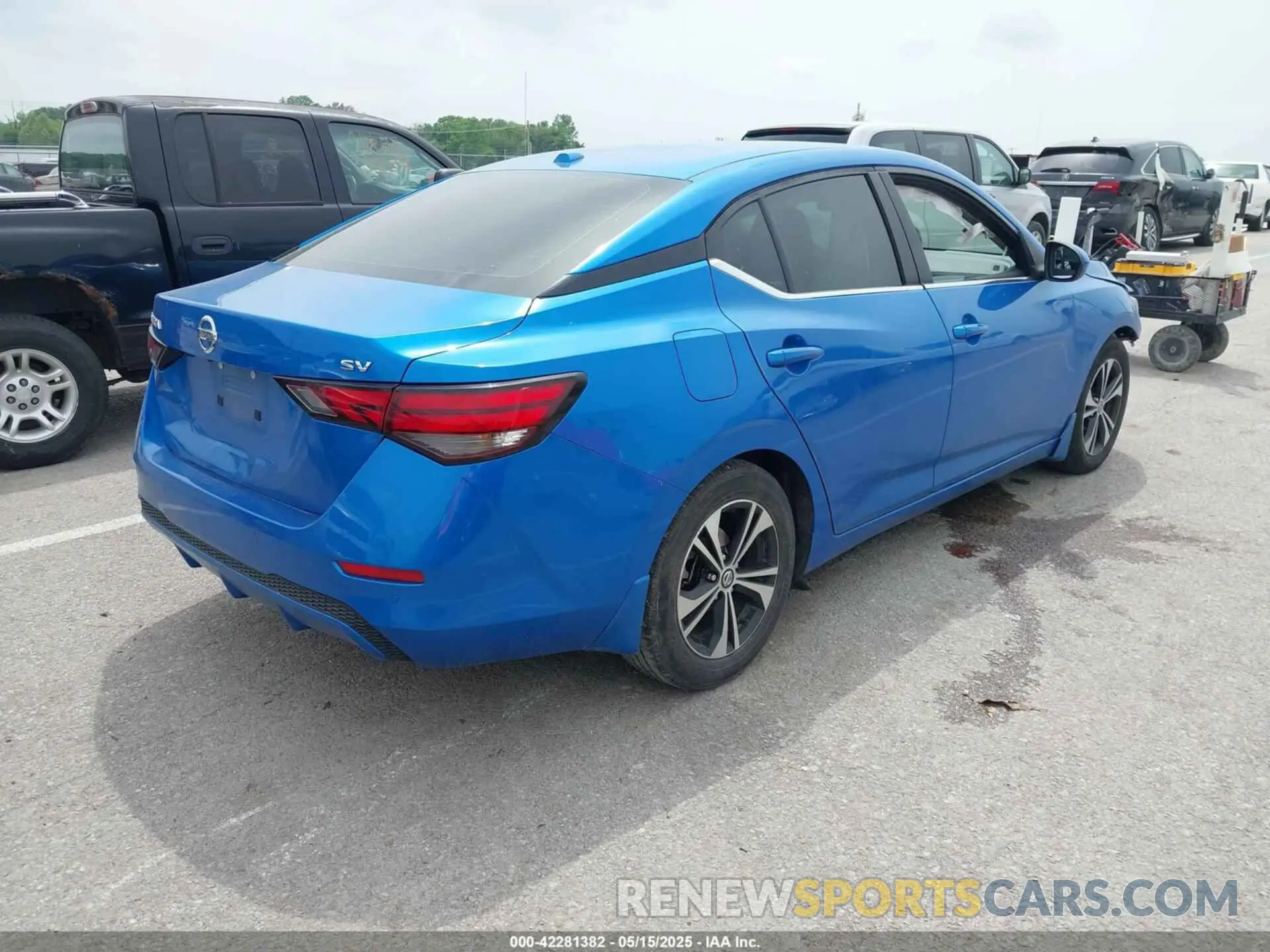 4 Photograph of a damaged car 3N1AB8CV5MY268271 NISSAN SENTRA 2021