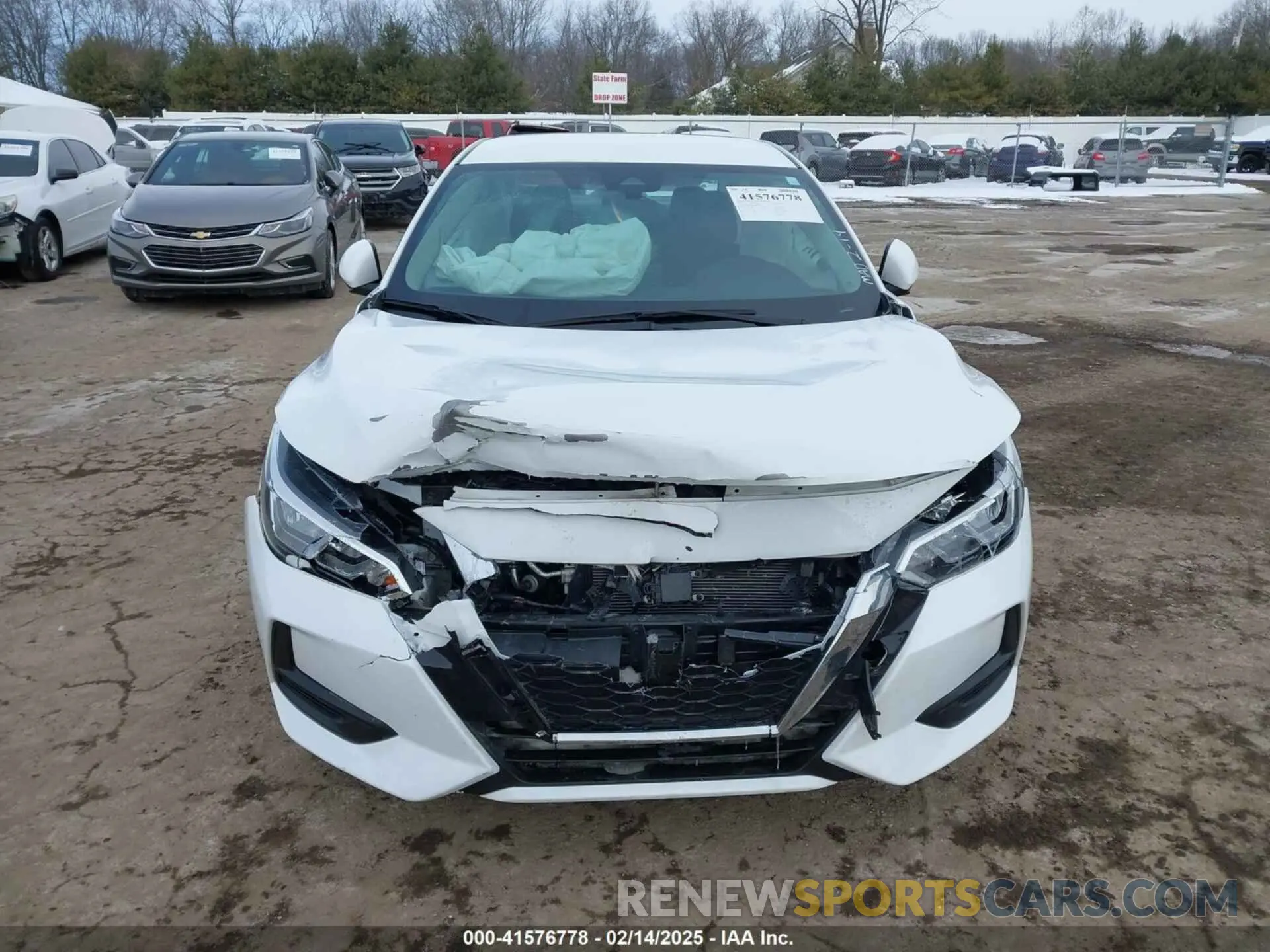 12 Photograph of a damaged car 3N1AB8CV5MY268500 NISSAN SENTRA 2021