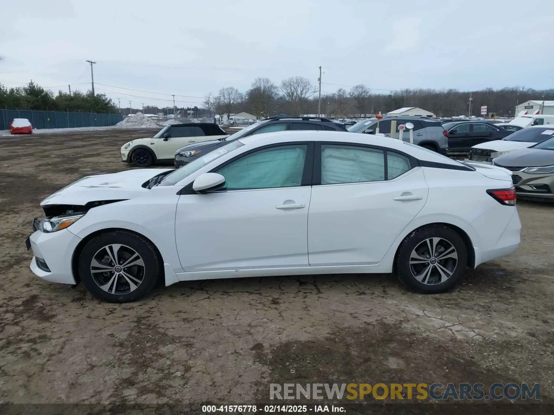 14 Photograph of a damaged car 3N1AB8CV5MY268500 NISSAN SENTRA 2021