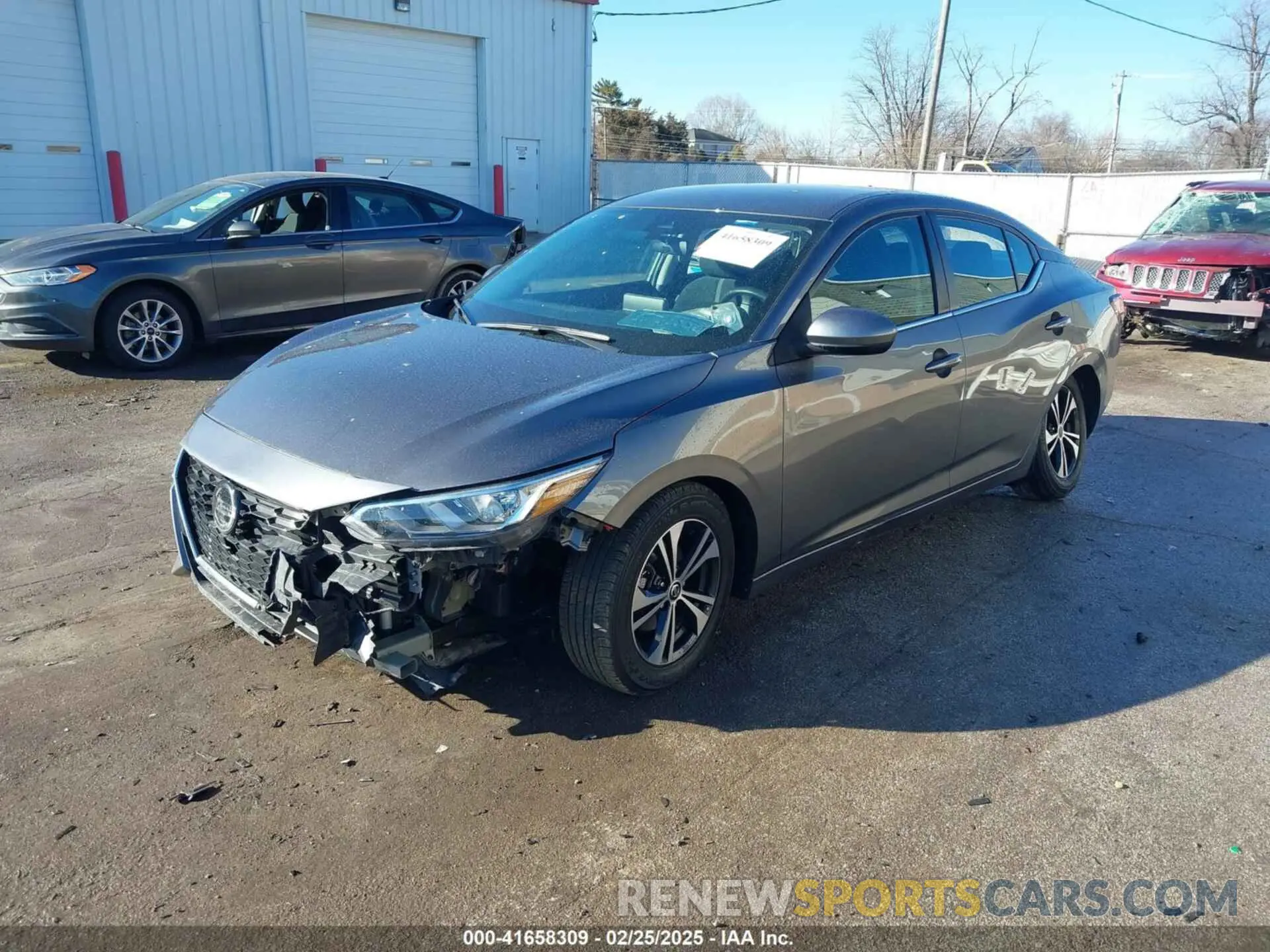 2 Photograph of a damaged car 3N1AB8CV5MY284230 NISSAN SENTRA 2021