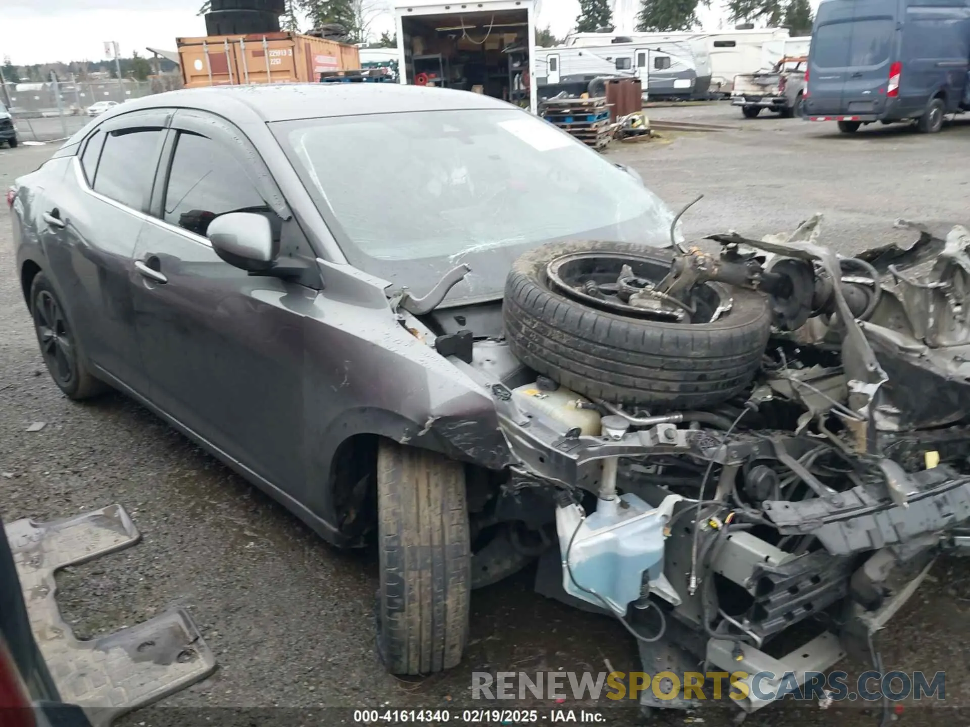 1 Photograph of a damaged car 3N1AB8CV5MY285555 NISSAN SENTRA 2021