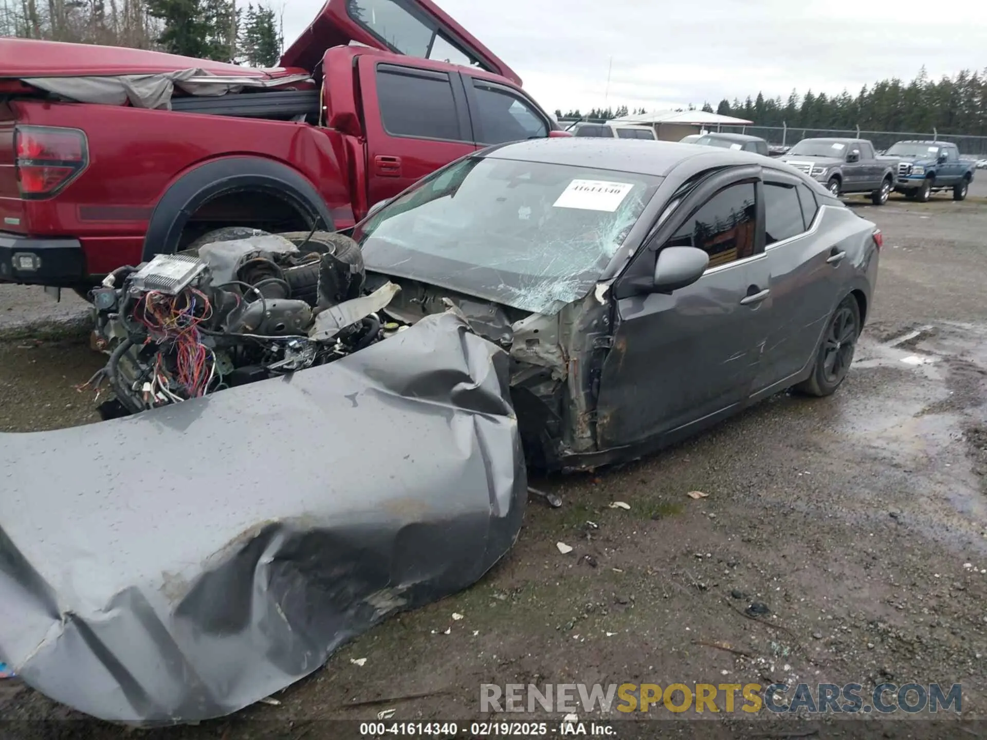 2 Photograph of a damaged car 3N1AB8CV5MY285555 NISSAN SENTRA 2021