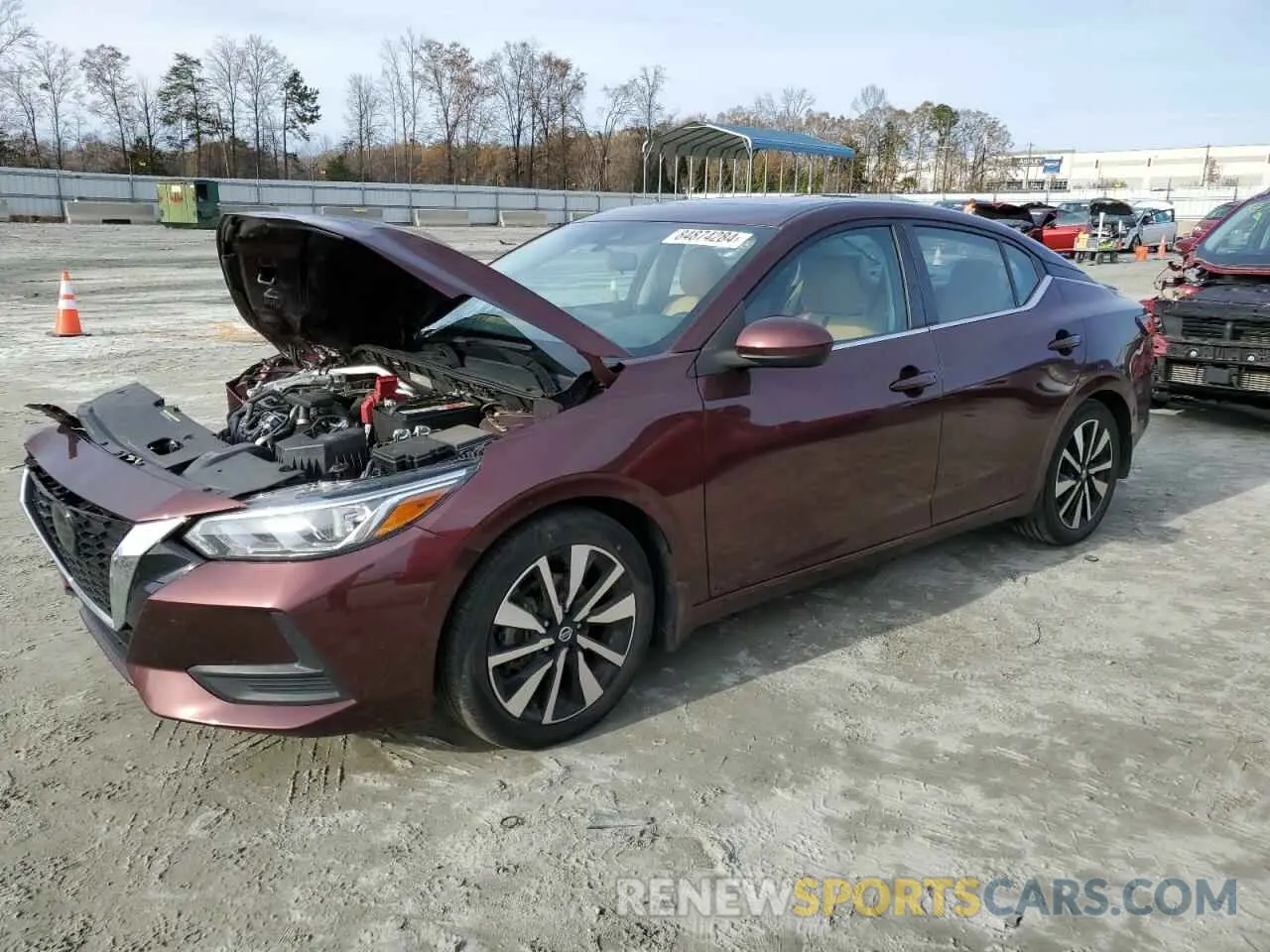 1 Photograph of a damaged car 3N1AB8CV5MY296782 NISSAN SENTRA 2021