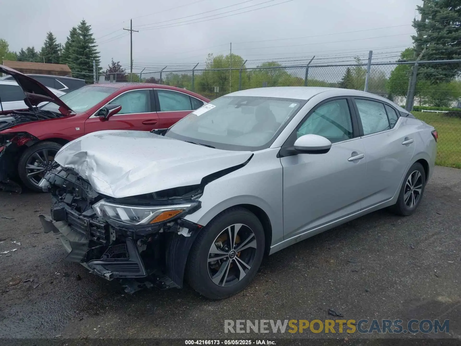 2 Photograph of a damaged car 3N1AB8CV5MY301298 NISSAN SENTRA 2021