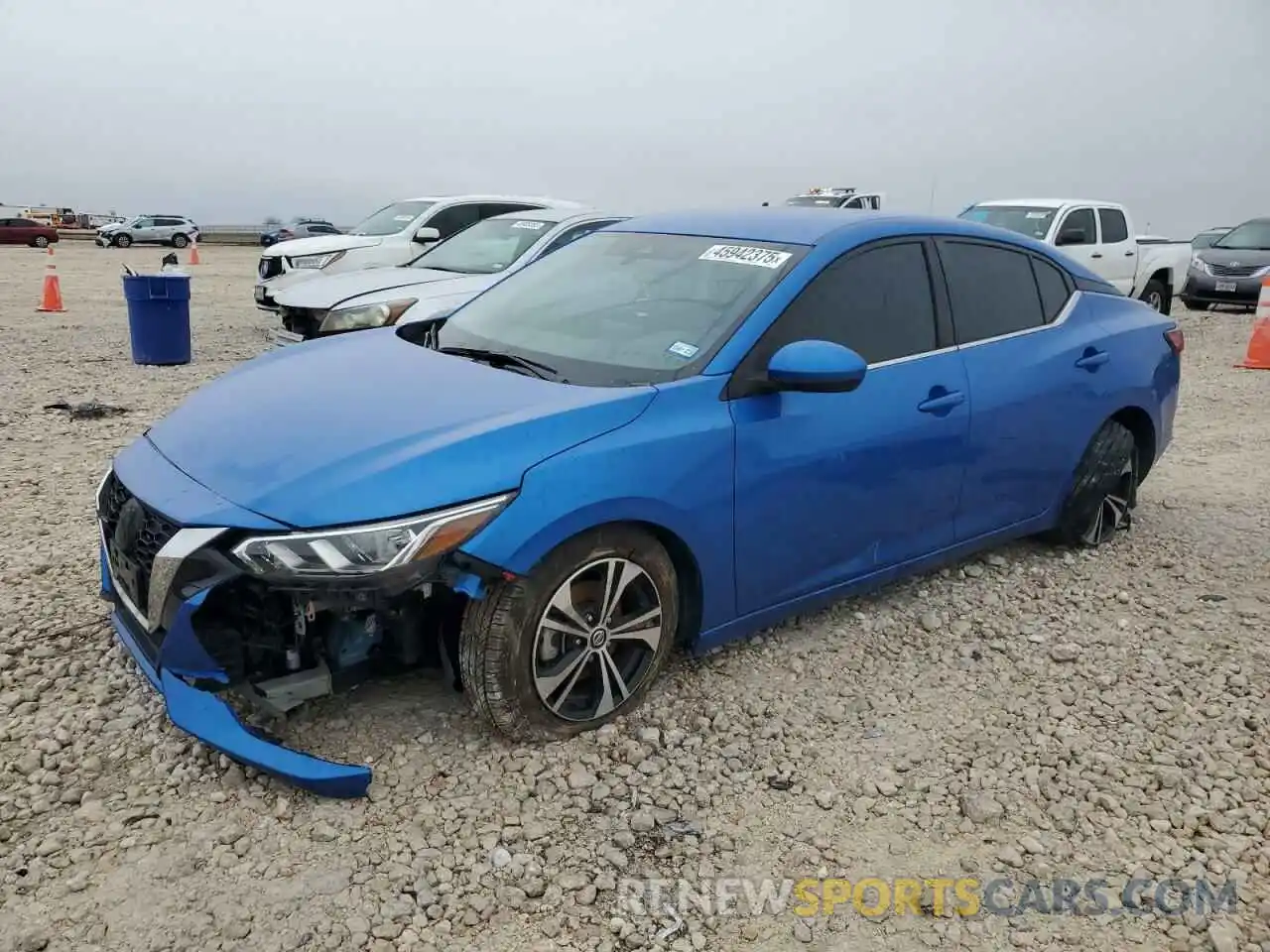 1 Photograph of a damaged car 3N1AB8CV5MY314665 NISSAN SENTRA 2021