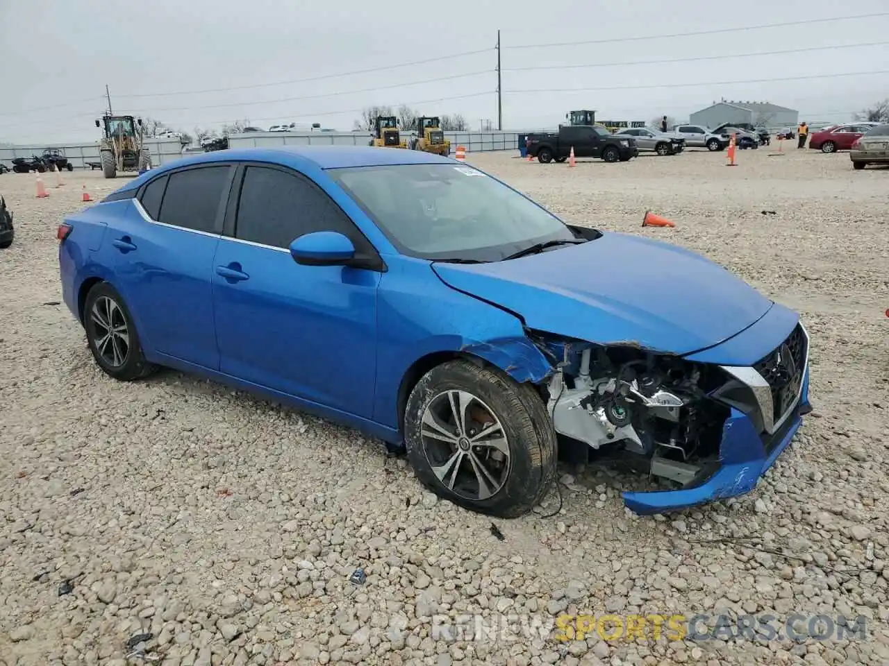 4 Photograph of a damaged car 3N1AB8CV5MY314665 NISSAN SENTRA 2021