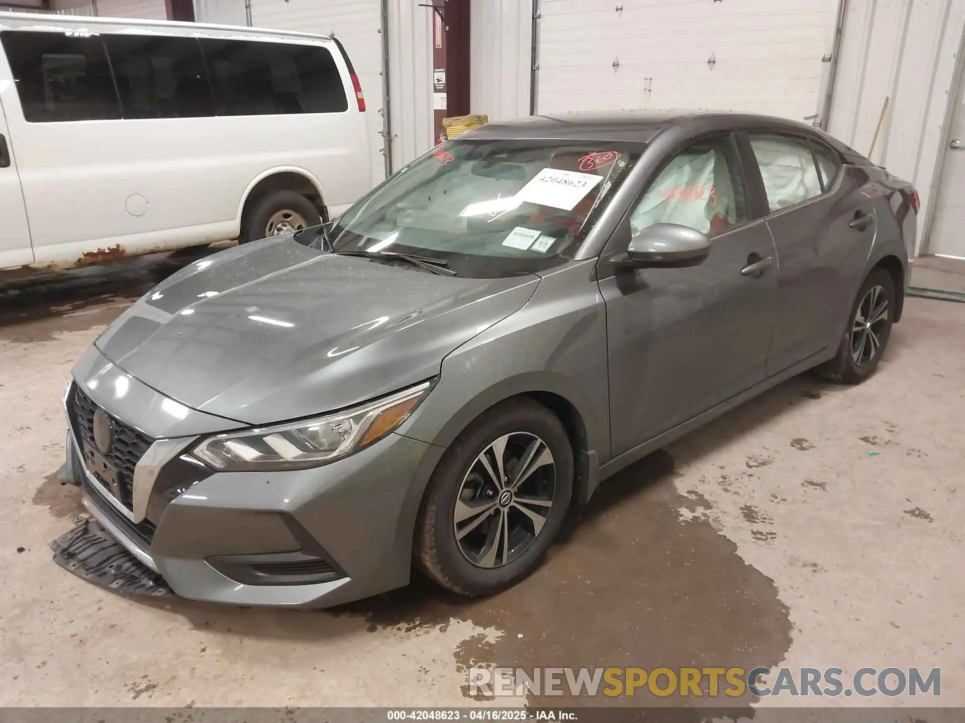 2 Photograph of a damaged car 3N1AB8CV5MY316643 NISSAN SENTRA 2021