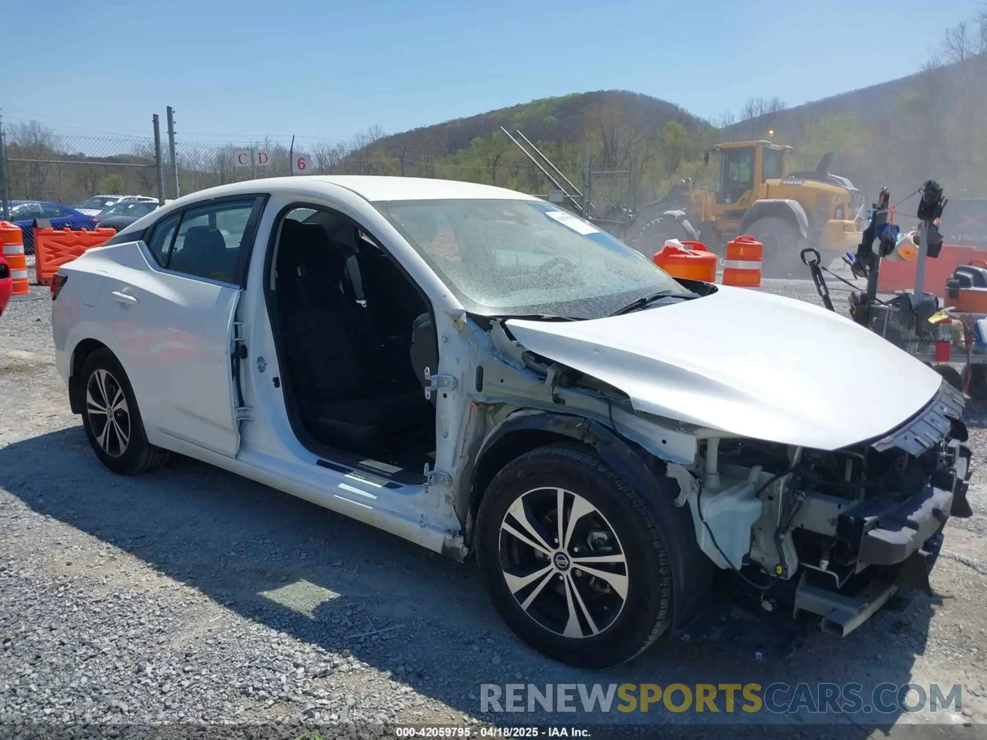 1 Photograph of a damaged car 3N1AB8CV5MY322801 NISSAN SENTRA 2021