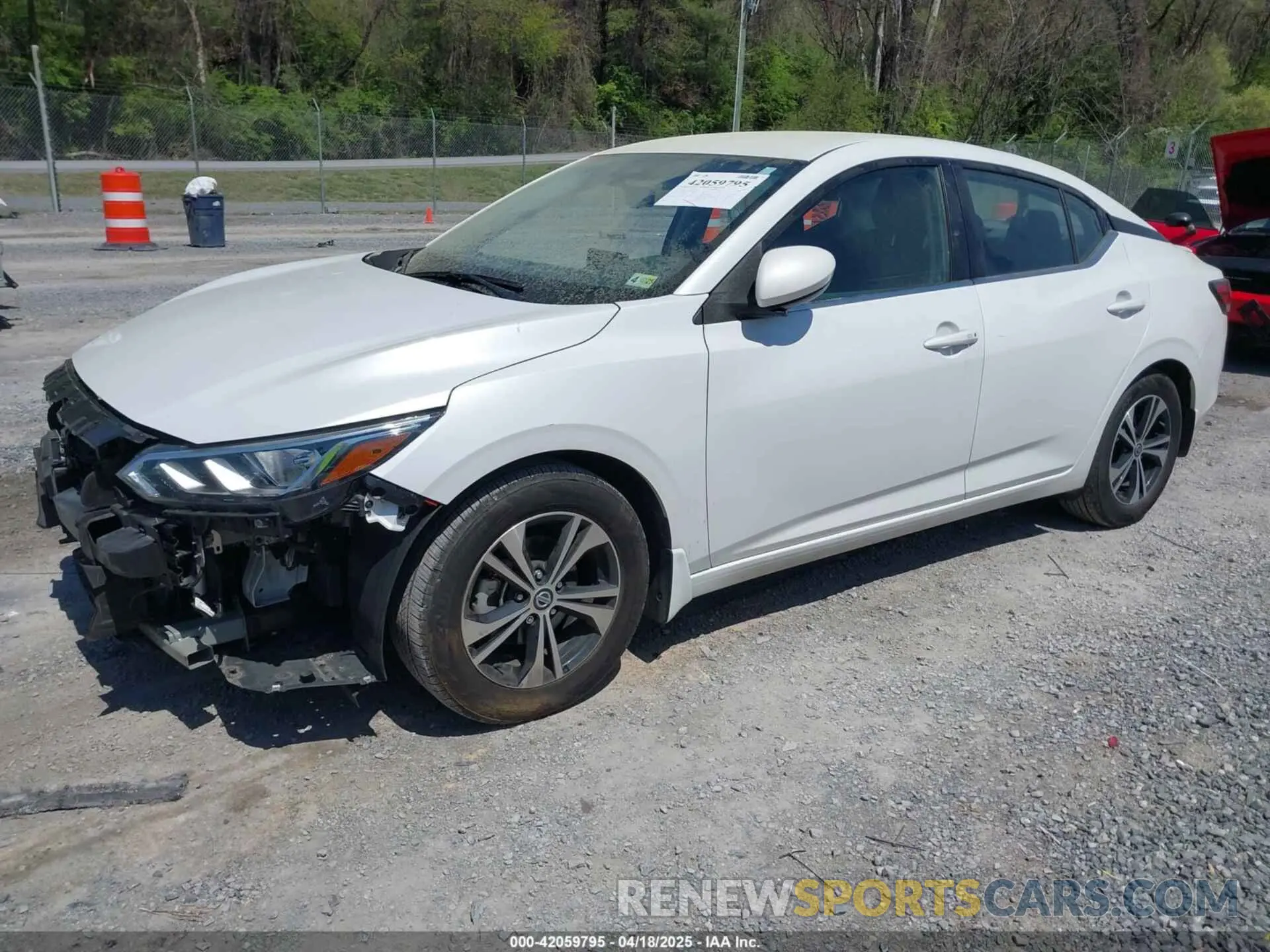 2 Photograph of a damaged car 3N1AB8CV5MY322801 NISSAN SENTRA 2021