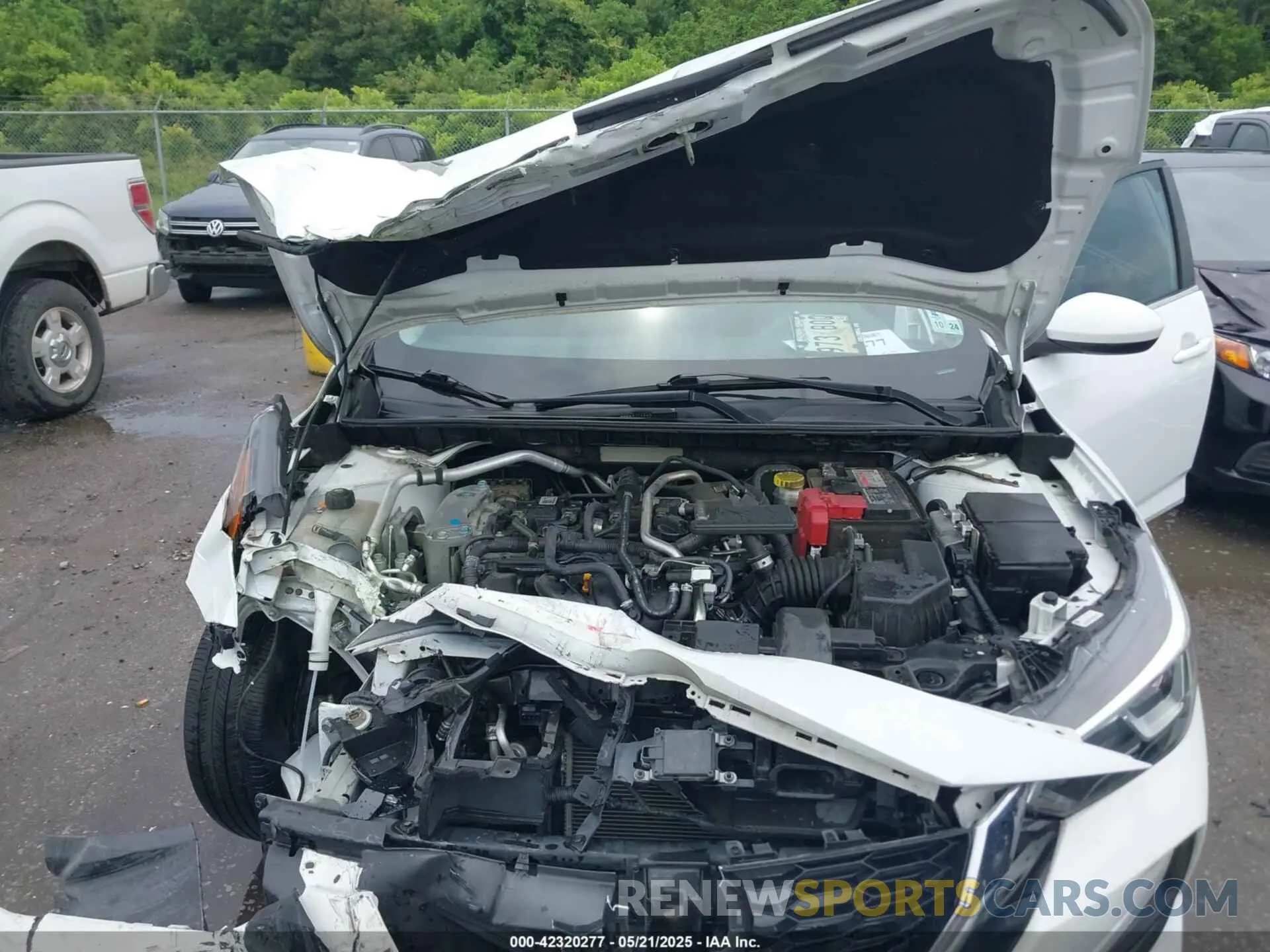 10 Photograph of a damaged car 3N1AB8CV5MY325729 NISSAN SENTRA 2021