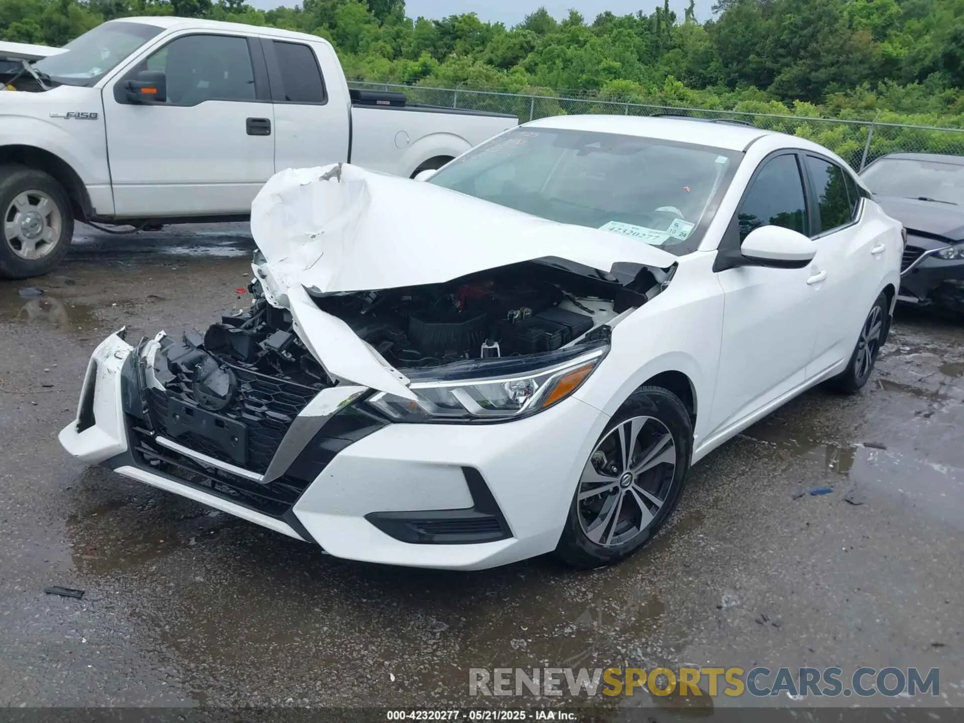 2 Photograph of a damaged car 3N1AB8CV5MY325729 NISSAN SENTRA 2021