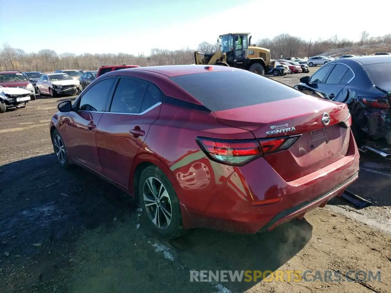 2 Photograph of a damaged car 3N1AB8CV5MY330820 NISSAN SENTRA 2021