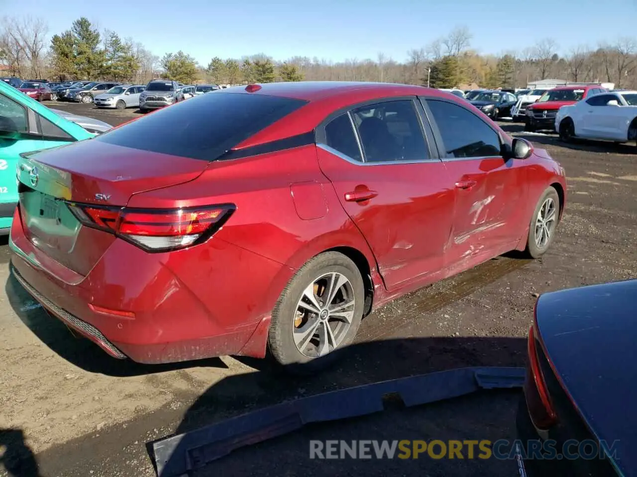 3 Photograph of a damaged car 3N1AB8CV5MY330820 NISSAN SENTRA 2021