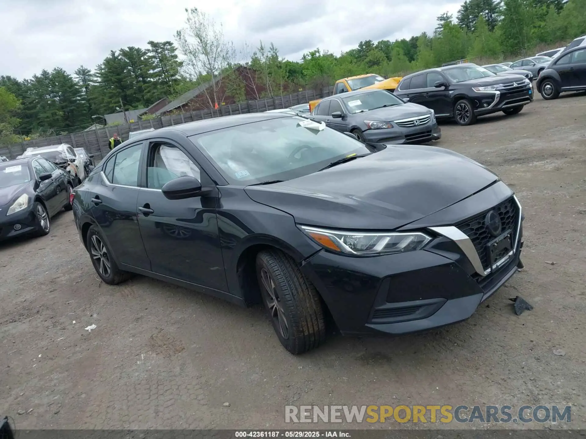 1 Photograph of a damaged car 3N1AB8CV6MY210573 NISSAN SENTRA 2021