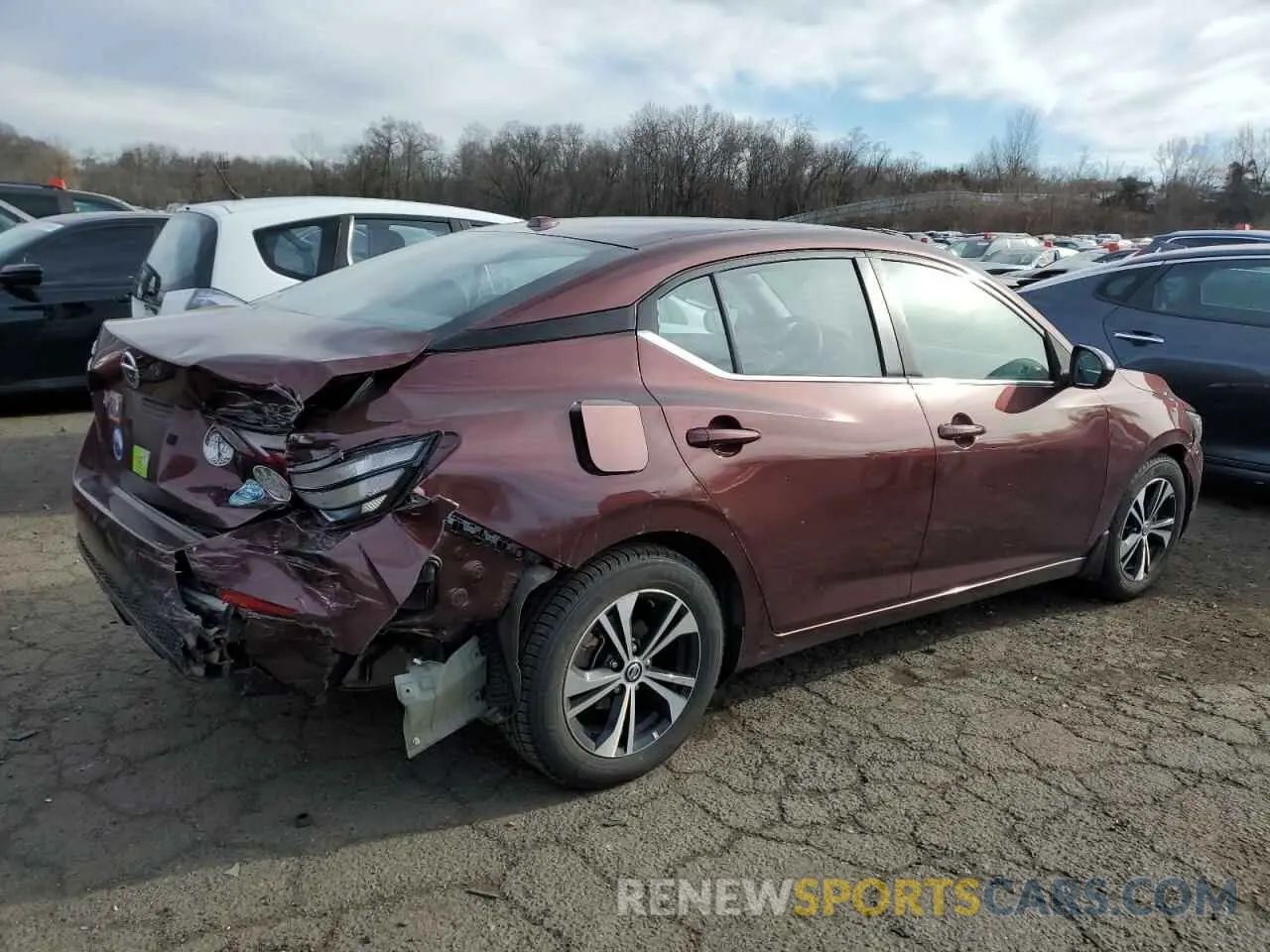 3 Photograph of a damaged car 3N1AB8CV6MY210816 NISSAN SENTRA 2021