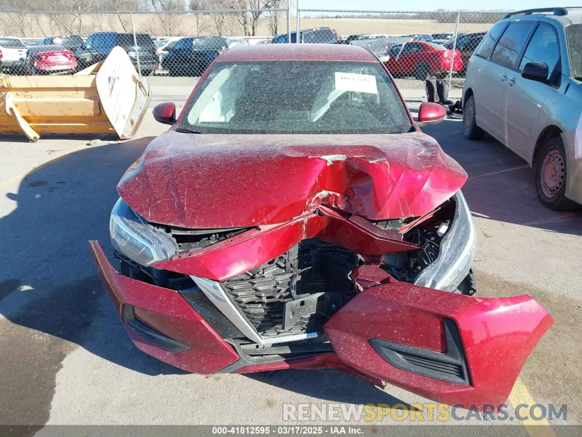 12 Photograph of a damaged car 3N1AB8CV6MY213814 NISSAN SENTRA 2021