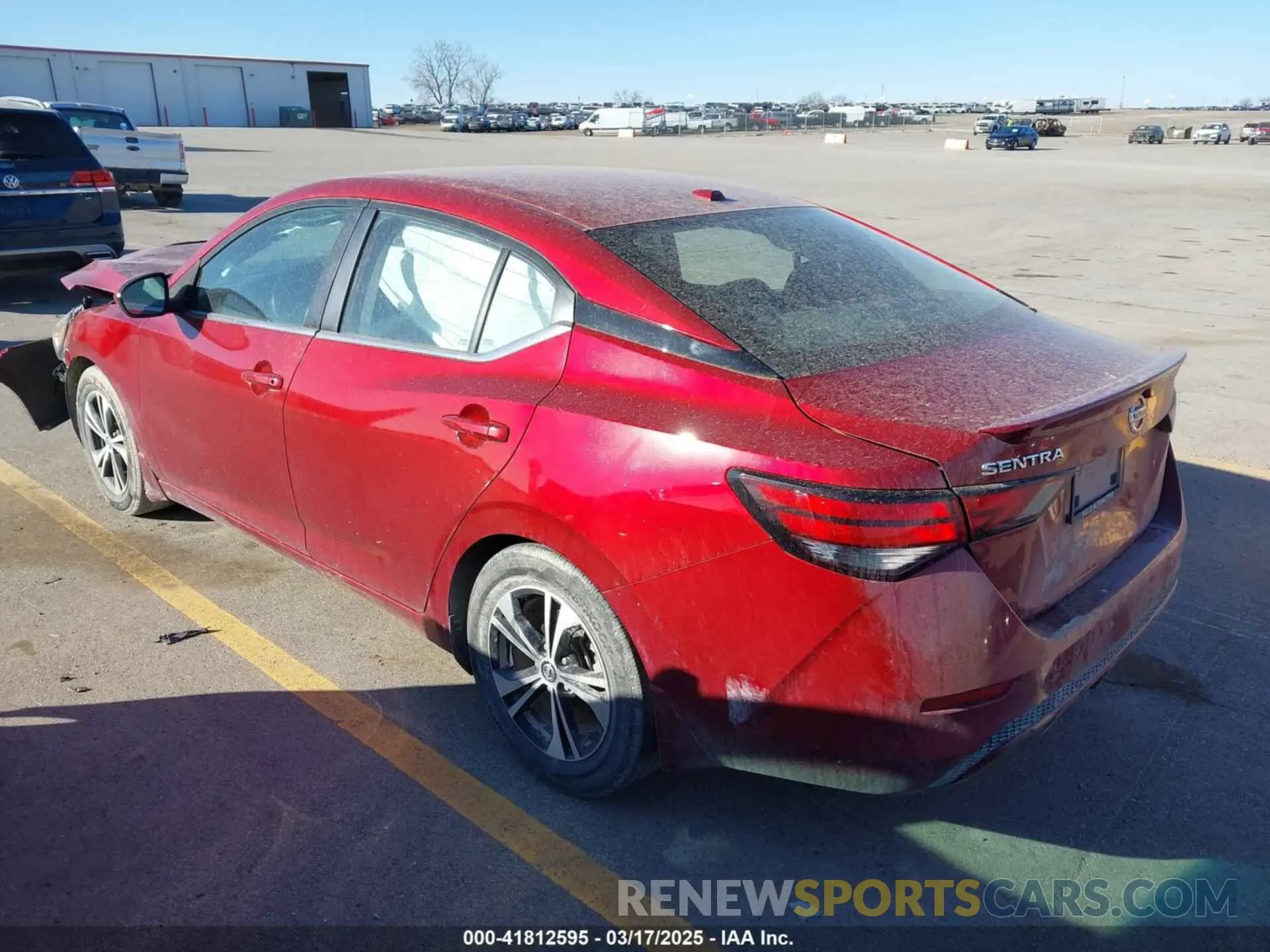 3 Photograph of a damaged car 3N1AB8CV6MY213814 NISSAN SENTRA 2021