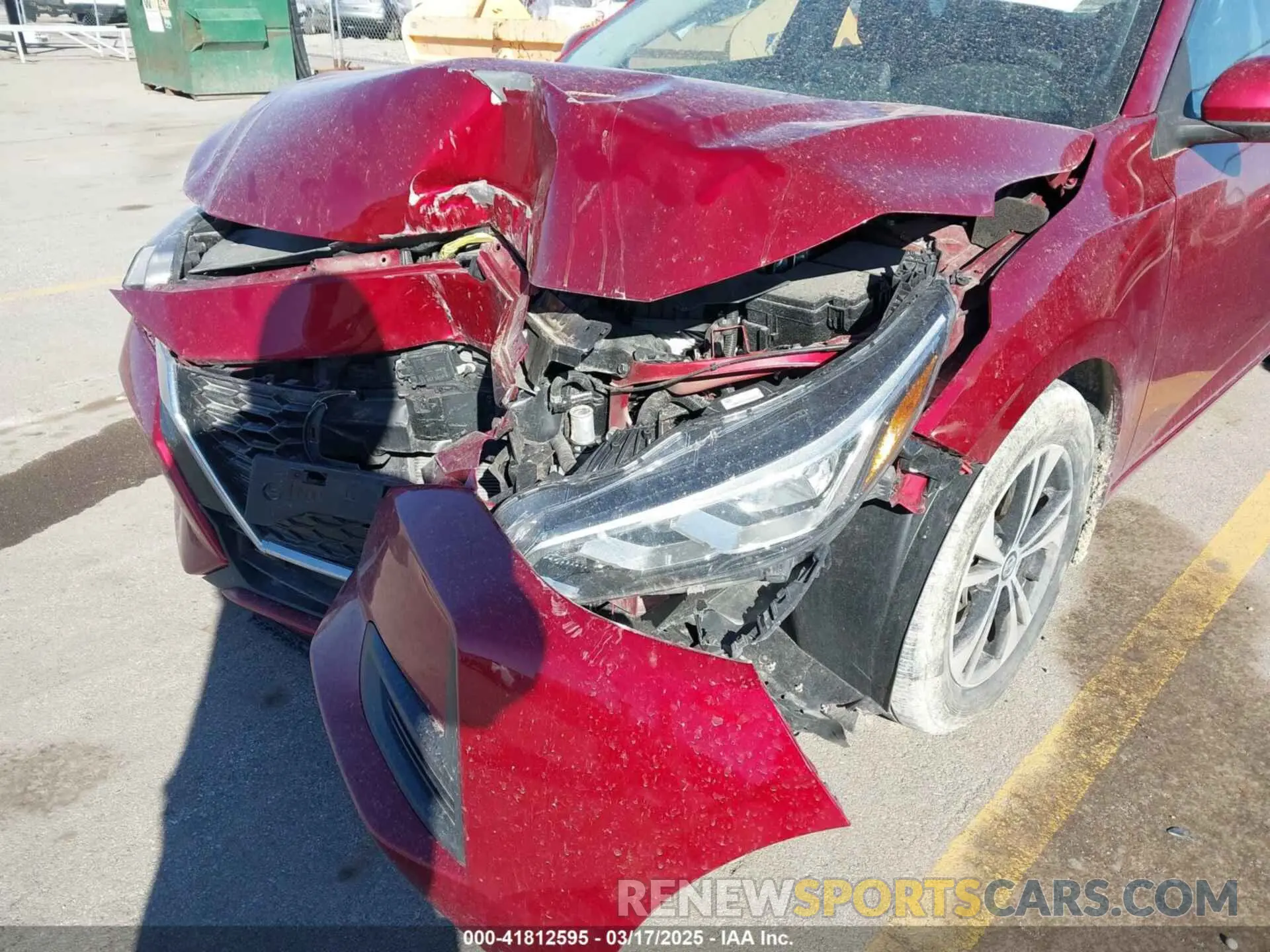 6 Photograph of a damaged car 3N1AB8CV6MY213814 NISSAN SENTRA 2021