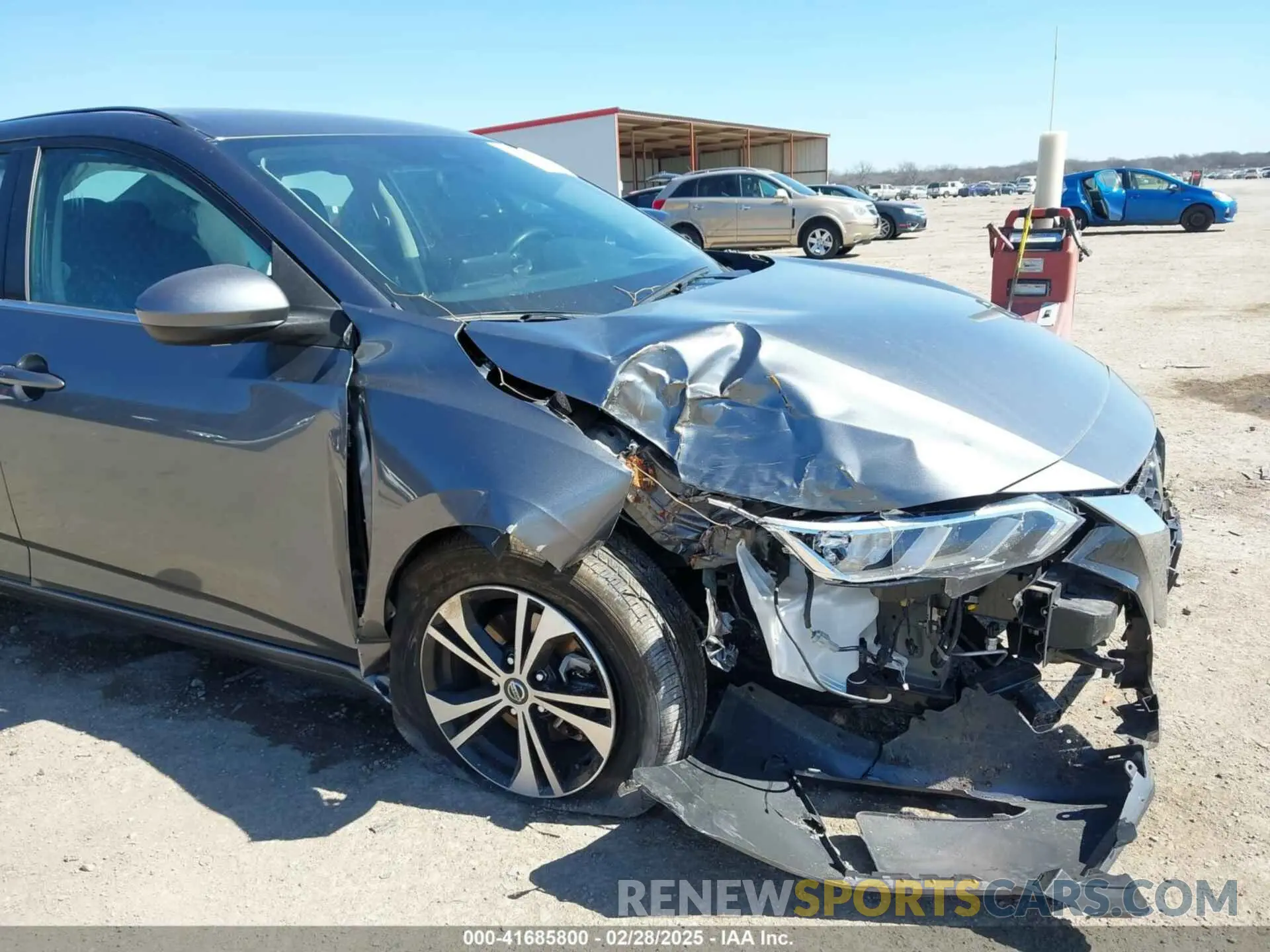 6 Photograph of a damaged car 3N1AB8CV6MY218673 NISSAN SENTRA 2021