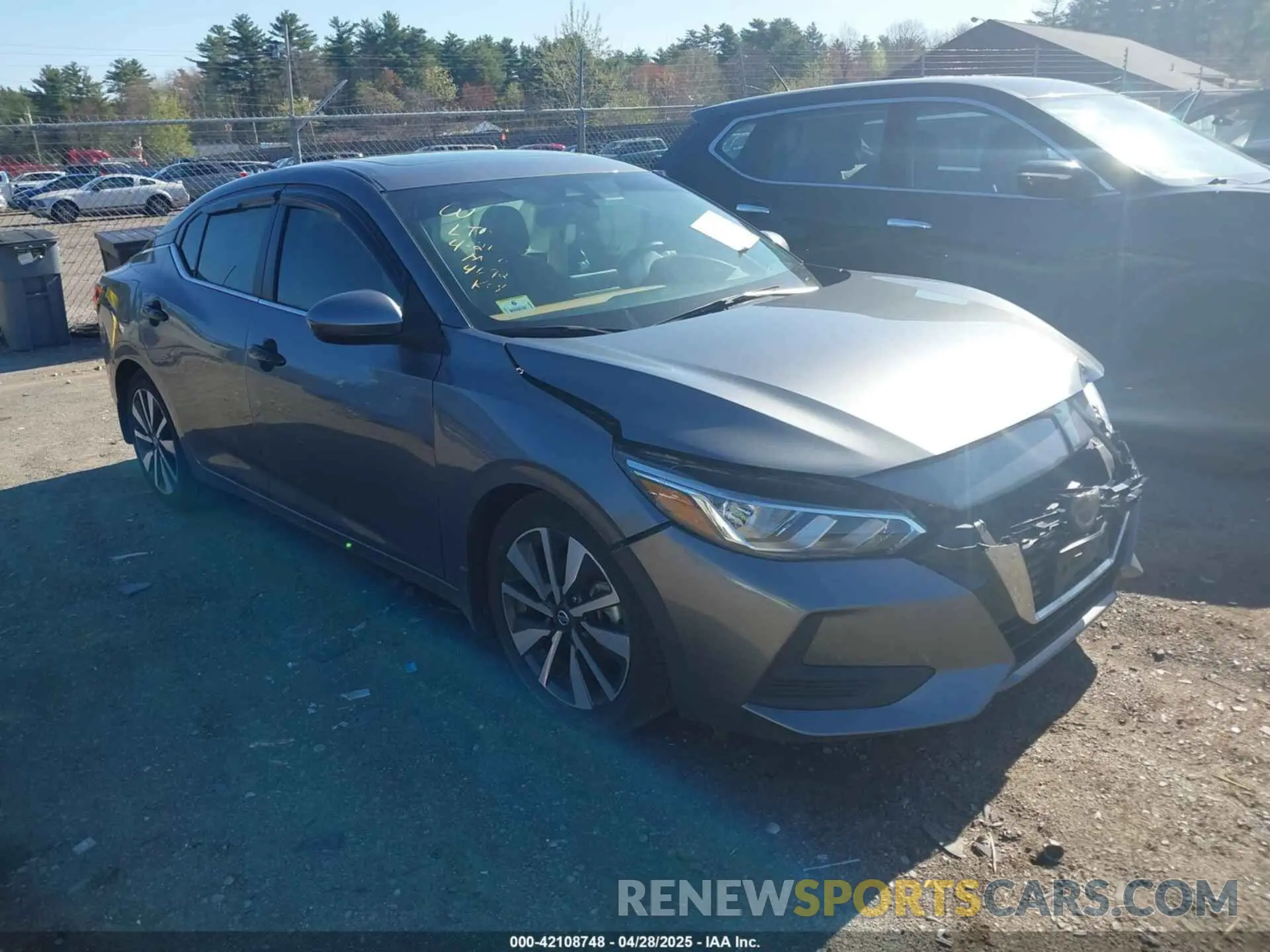 1 Photograph of a damaged car 3N1AB8CV6MY218706 NISSAN SENTRA 2021