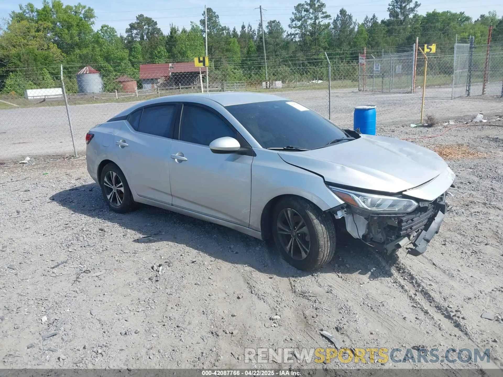 1 Photograph of a damaged car 3N1AB8CV6MY220228 NISSAN SENTRA 2021