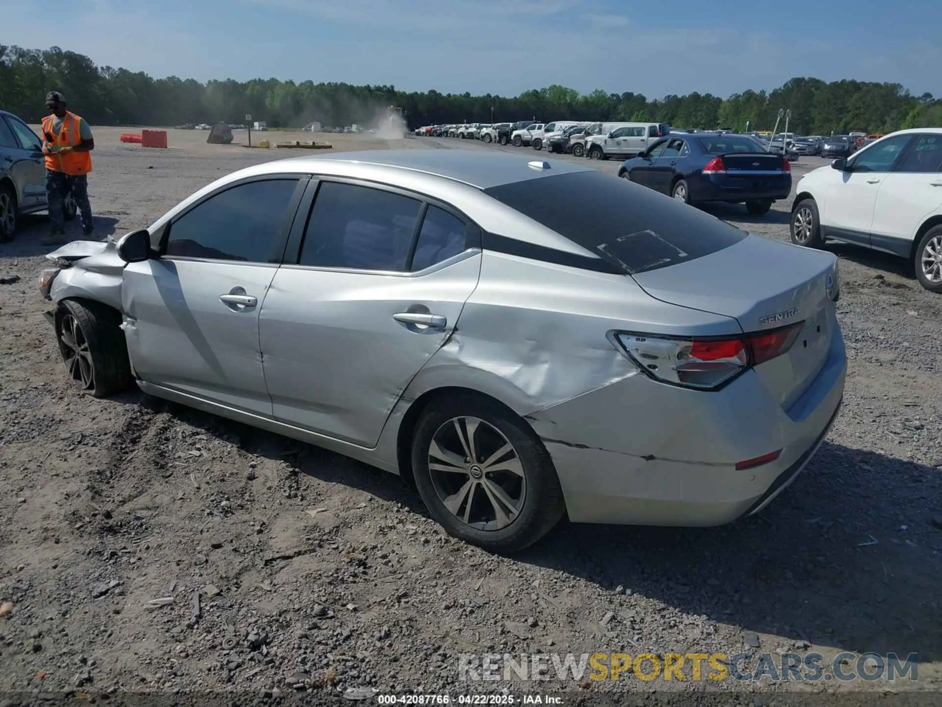 3 Photograph of a damaged car 3N1AB8CV6MY220228 NISSAN SENTRA 2021