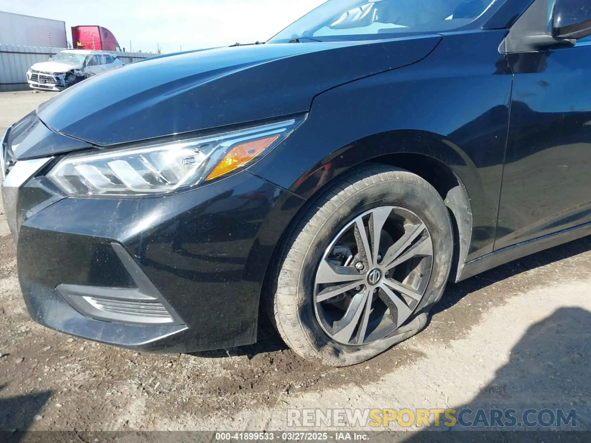17 Photograph of a damaged car 3N1AB8CV6MY221587 NISSAN SENTRA 2021