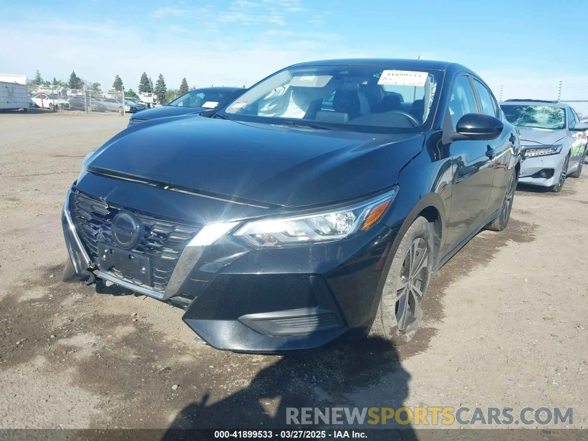2 Photograph of a damaged car 3N1AB8CV6MY221587 NISSAN SENTRA 2021