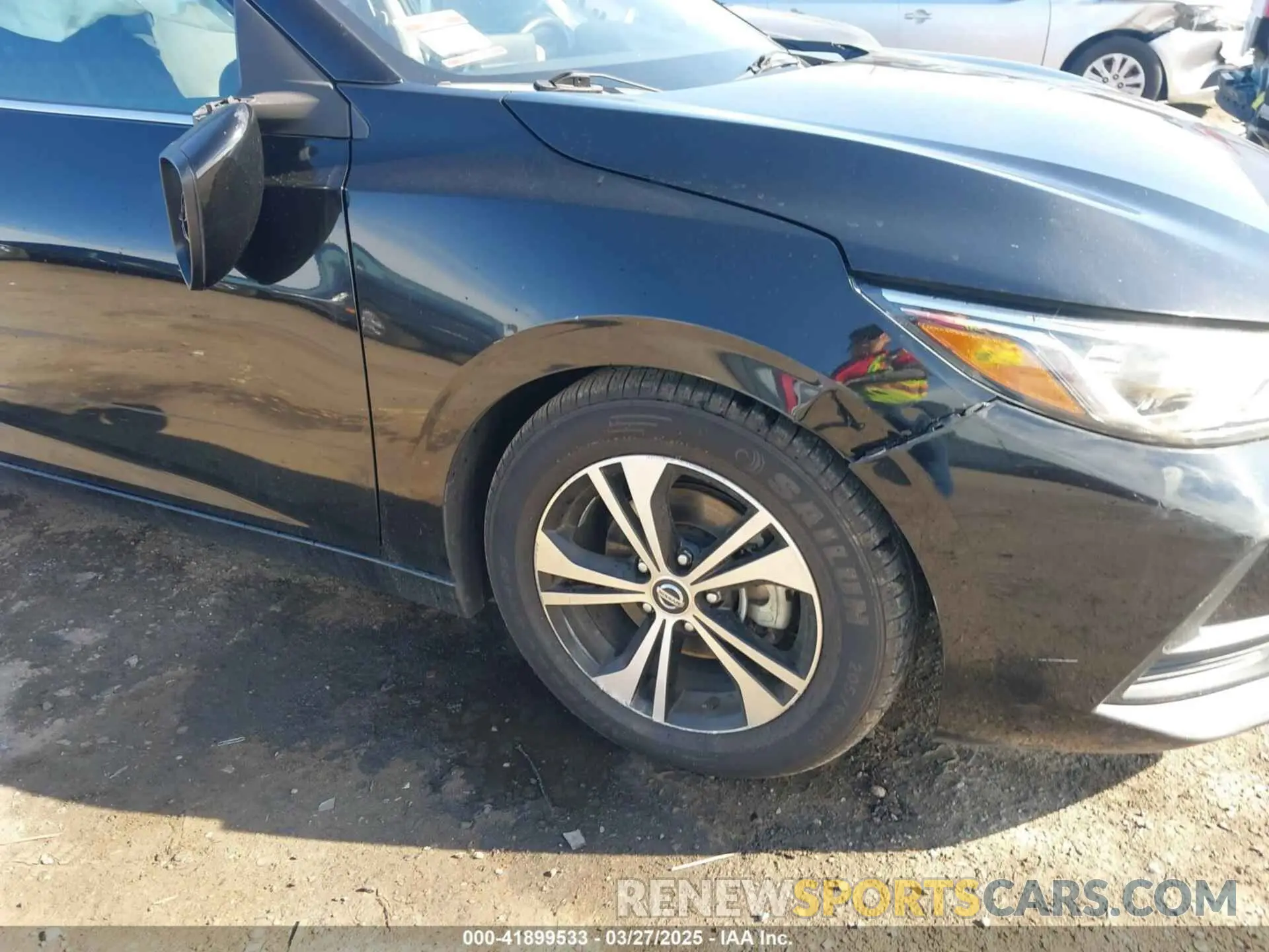21 Photograph of a damaged car 3N1AB8CV6MY221587 NISSAN SENTRA 2021