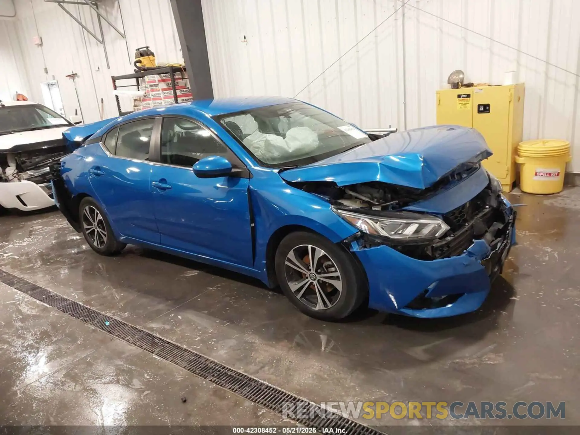 1 Photograph of a damaged car 3N1AB8CV6MY228510 NISSAN SENTRA 2021