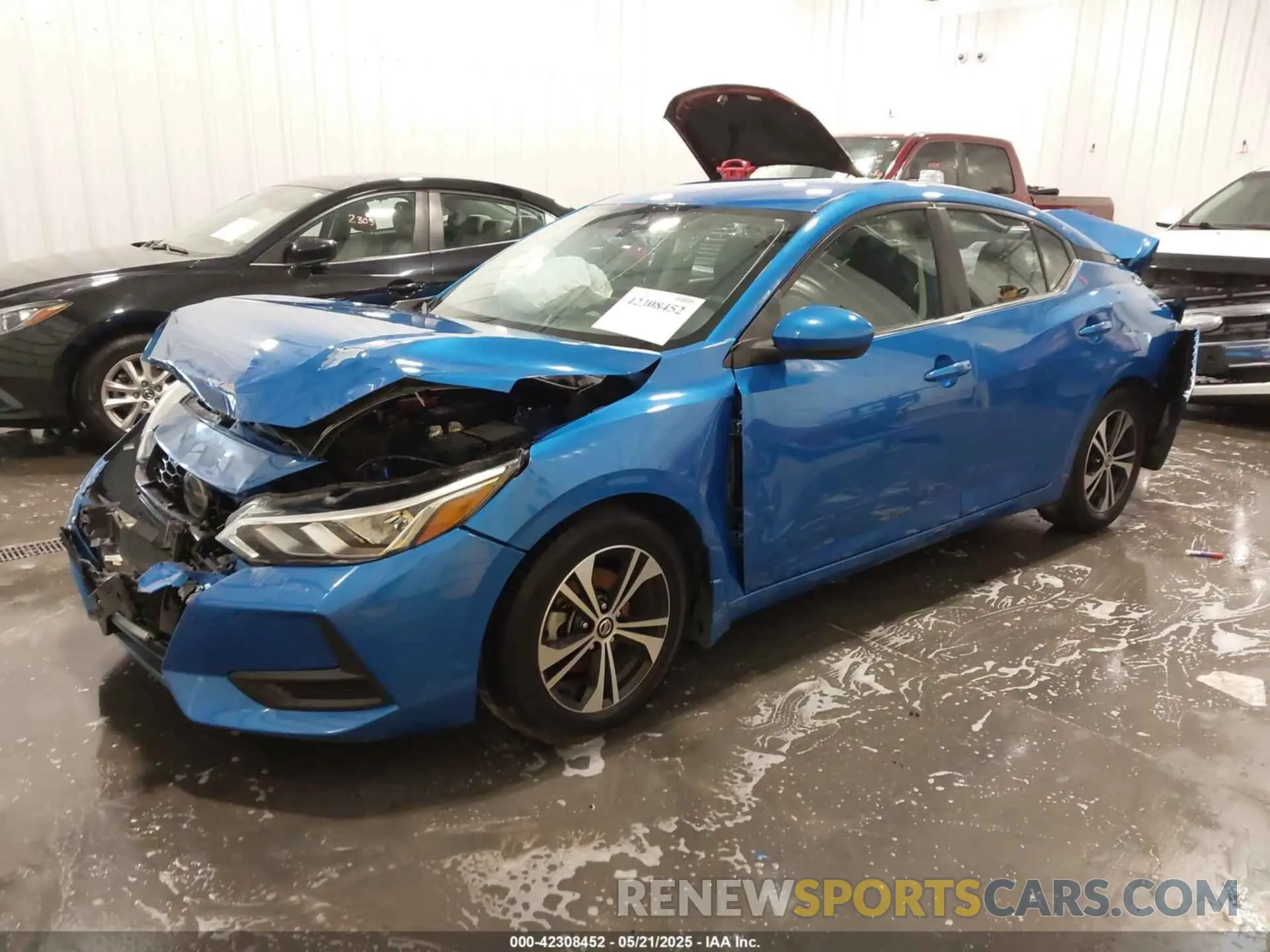 2 Photograph of a damaged car 3N1AB8CV6MY228510 NISSAN SENTRA 2021
