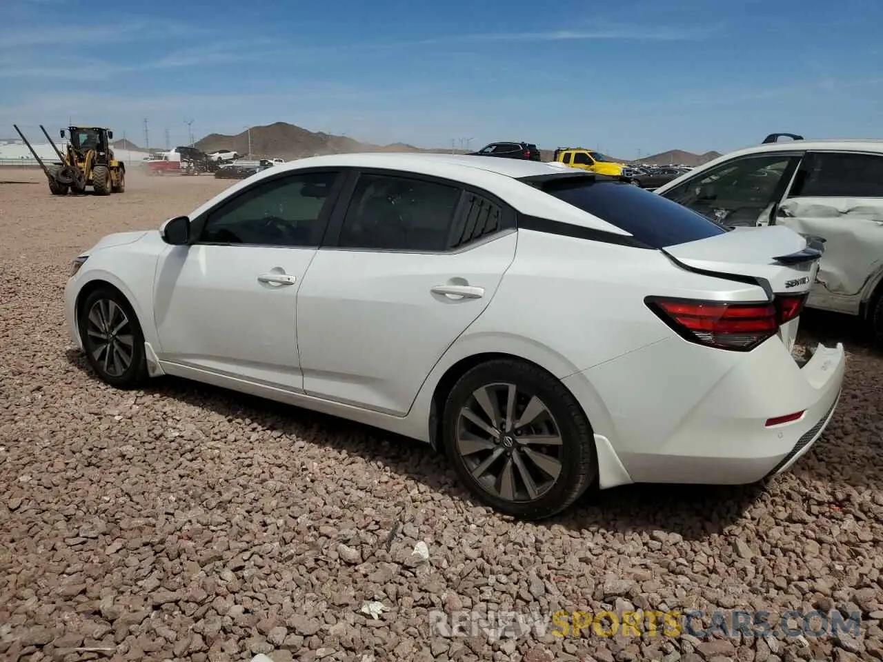 2 Photograph of a damaged car 3N1AB8CV6MY243380 NISSAN SENTRA 2021
