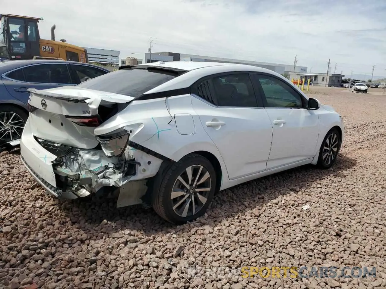 3 Photograph of a damaged car 3N1AB8CV6MY243380 NISSAN SENTRA 2021
