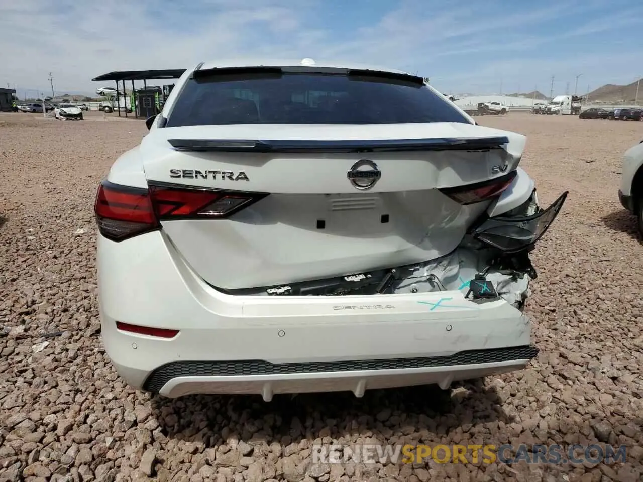 6 Photograph of a damaged car 3N1AB8CV6MY243380 NISSAN SENTRA 2021