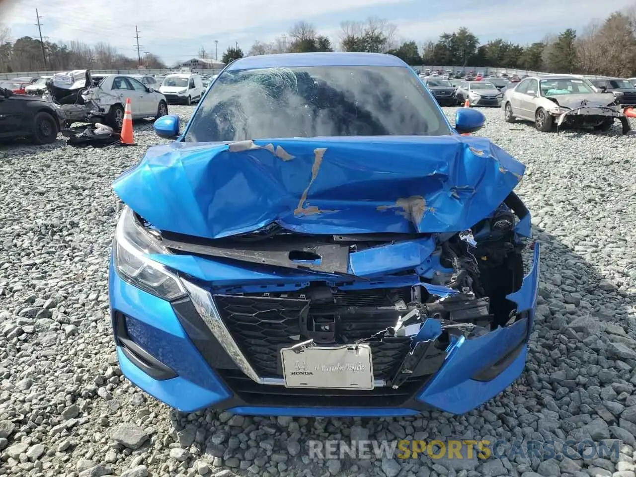 5 Photograph of a damaged car 3N1AB8CV6MY267081 NISSAN SENTRA 2021