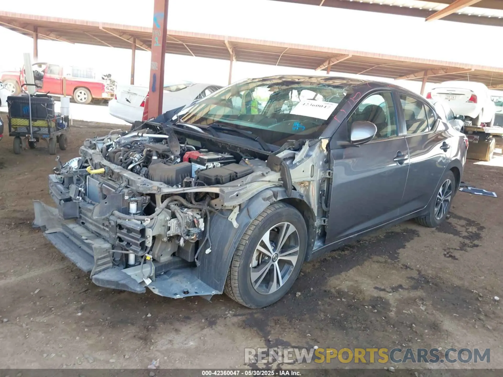 19 Photograph of a damaged car 3N1AB8CV6MY269509 NISSAN SENTRA 2021