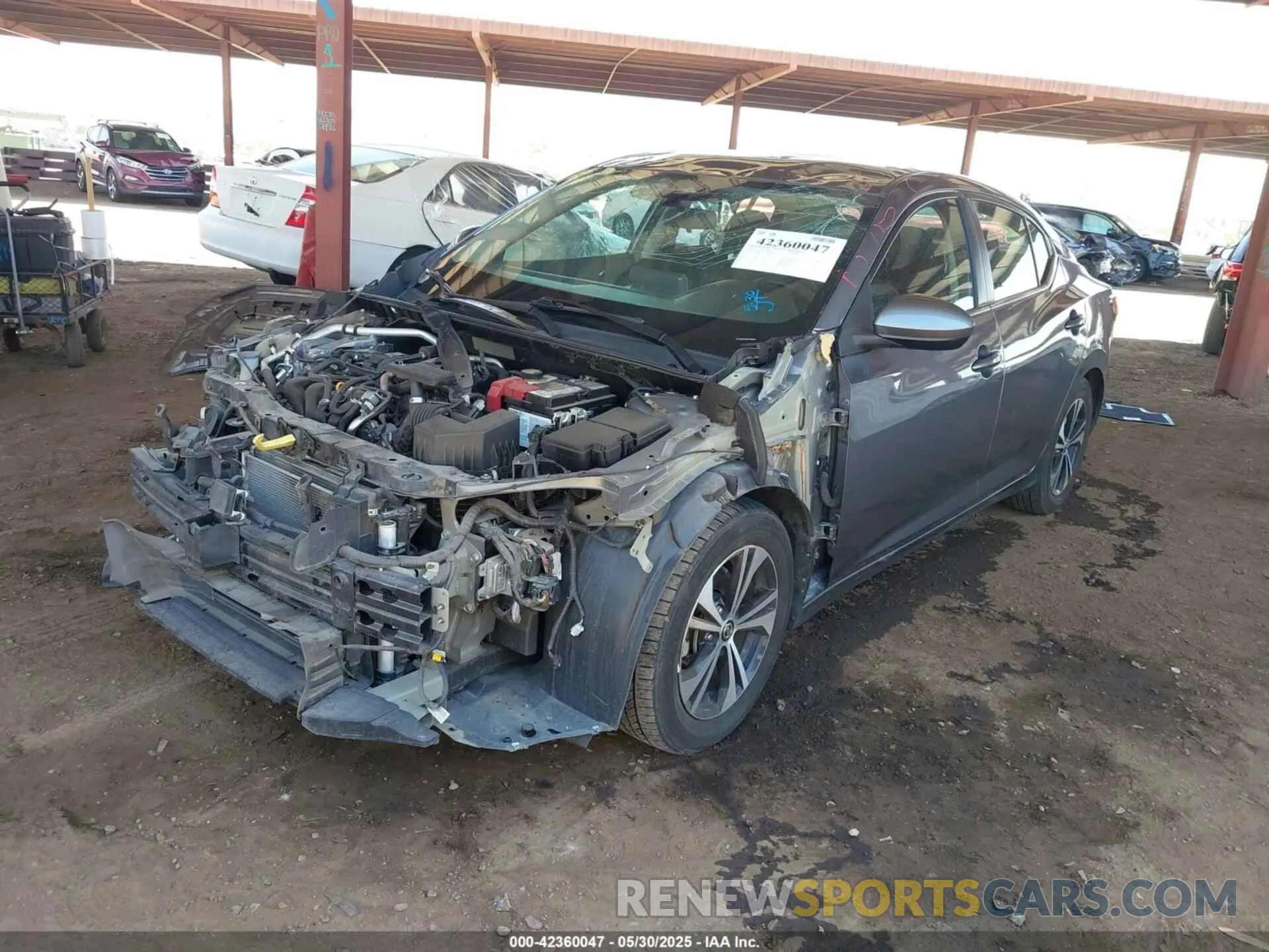 2 Photograph of a damaged car 3N1AB8CV6MY269509 NISSAN SENTRA 2021