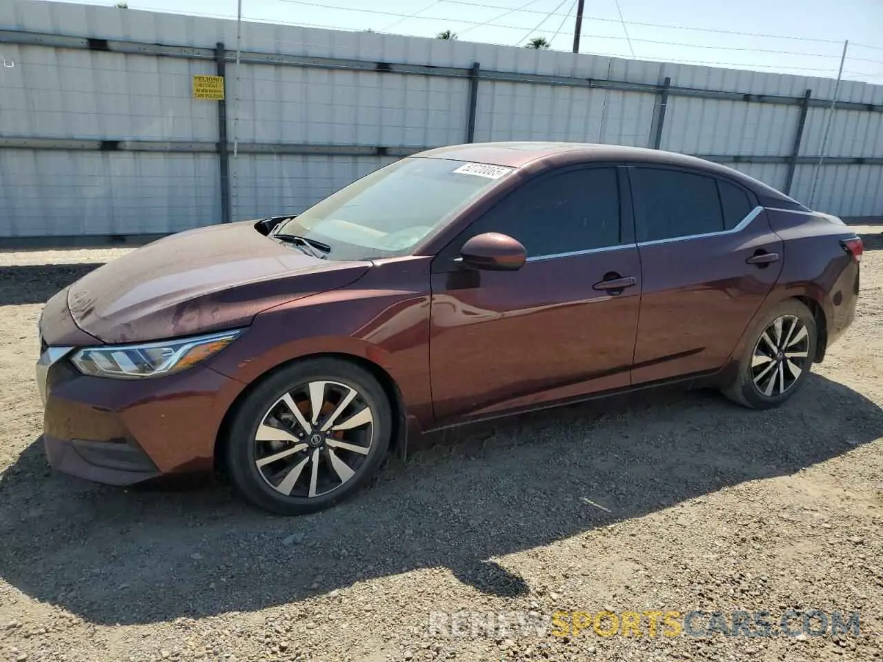 1 Photograph of a damaged car 3N1AB8CV6MY269848 NISSAN SENTRA 2021