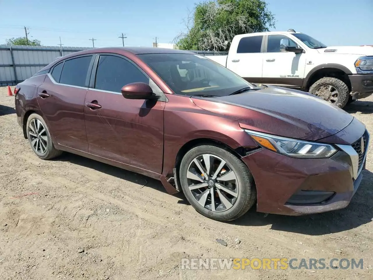 4 Photograph of a damaged car 3N1AB8CV6MY269848 NISSAN SENTRA 2021