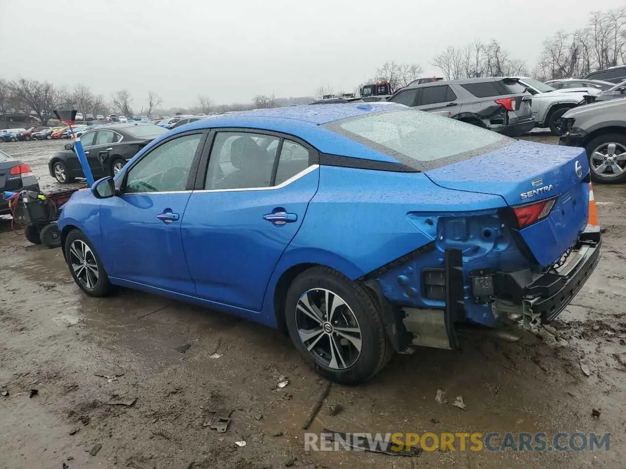 2 Photograph of a damaged car 3N1AB8CV6MY272331 NISSAN SENTRA 2021